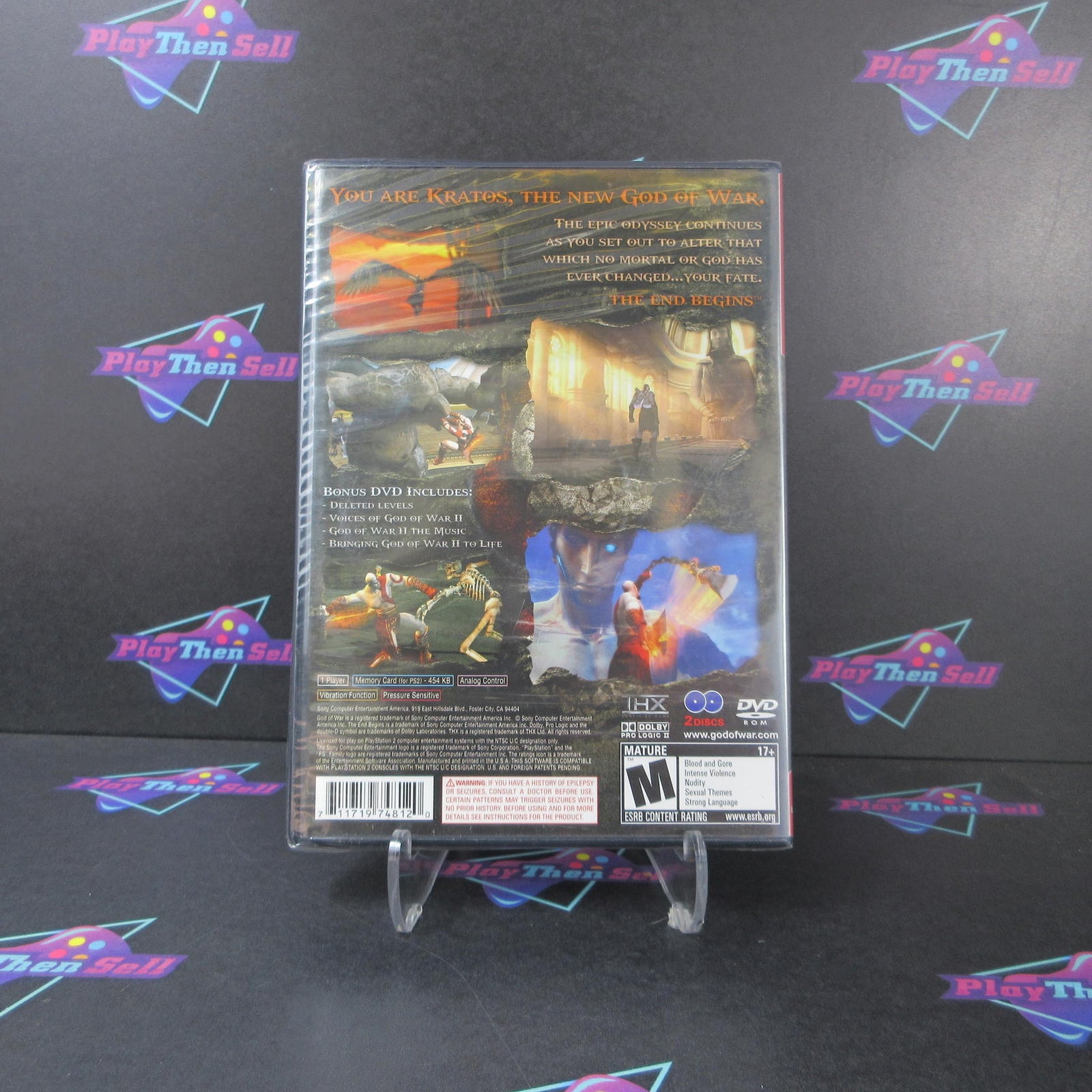 God of War 2 PS2 PlayStation 2 GH Brand New - Sealed