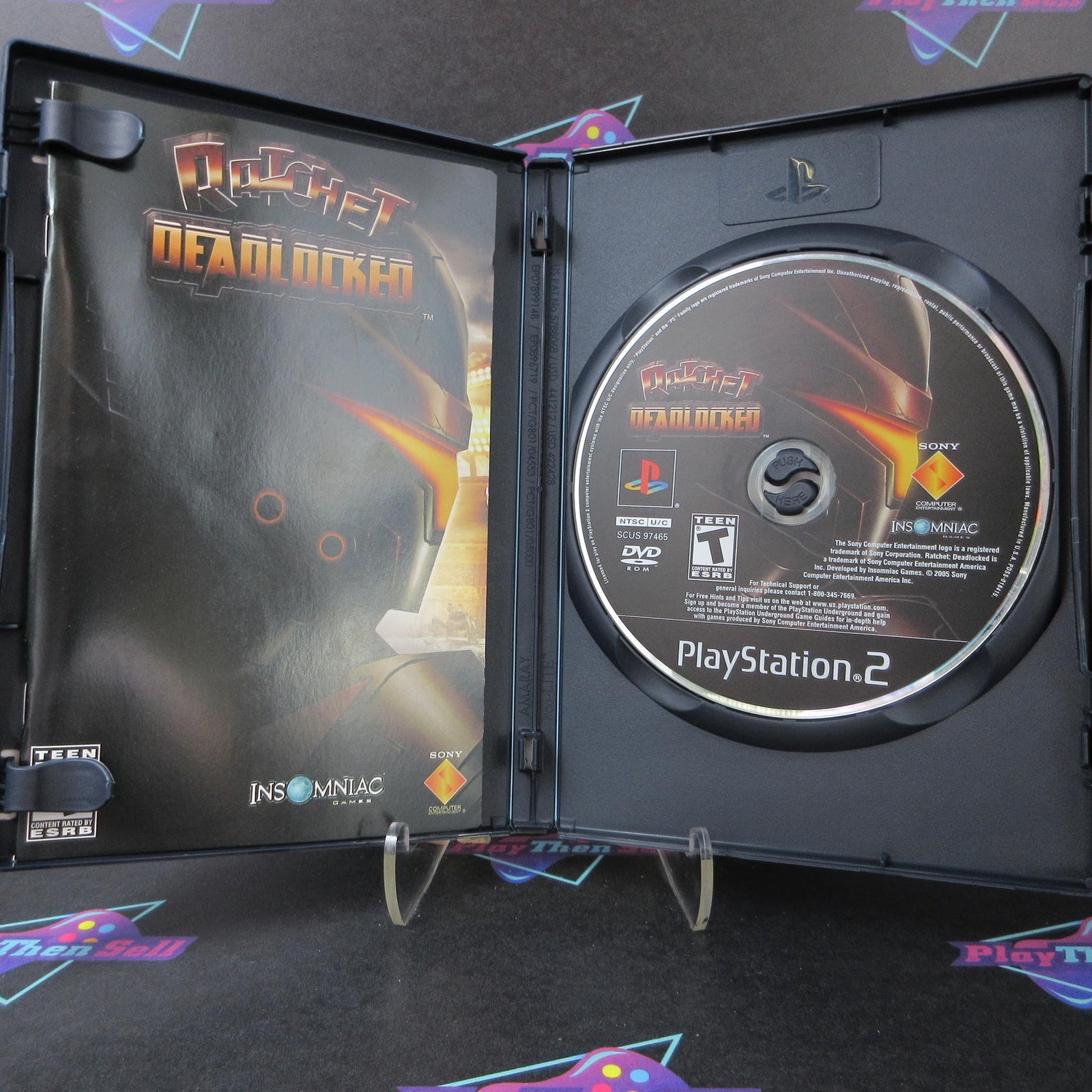 Ratchet Deadlocked PS2 PlayStation 2 Complete - 1 Year Warranty EX Cond