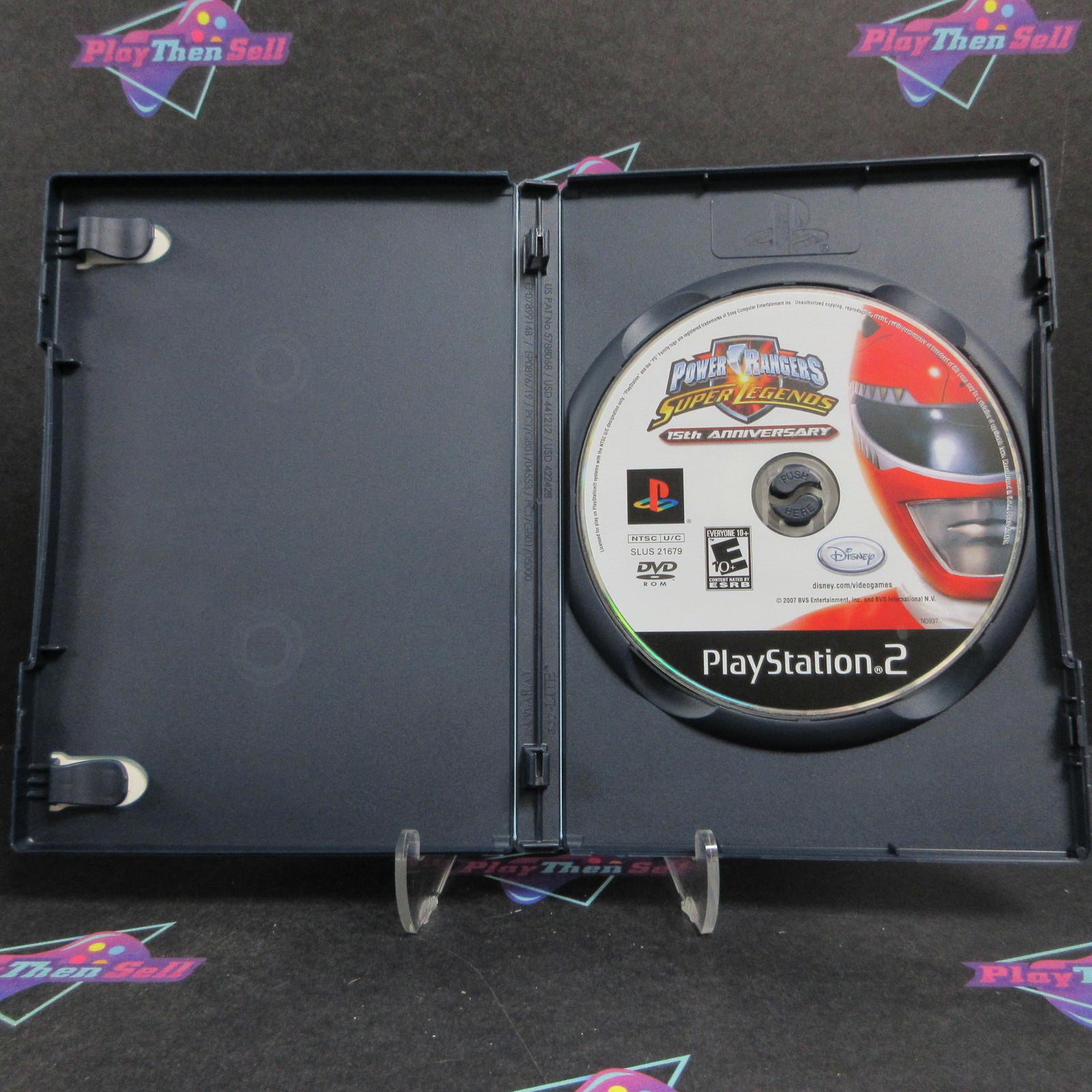 Power Rangers Super Legends 15th Anniversary PS2 - 1 Year Warranty Game & Case