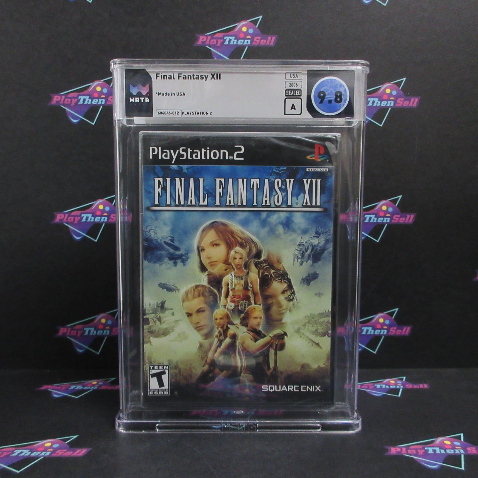 Final Fantasy XII PS2 PlayStation 2 WATA Graded 9.8 A Sealed Brand New - Sealed