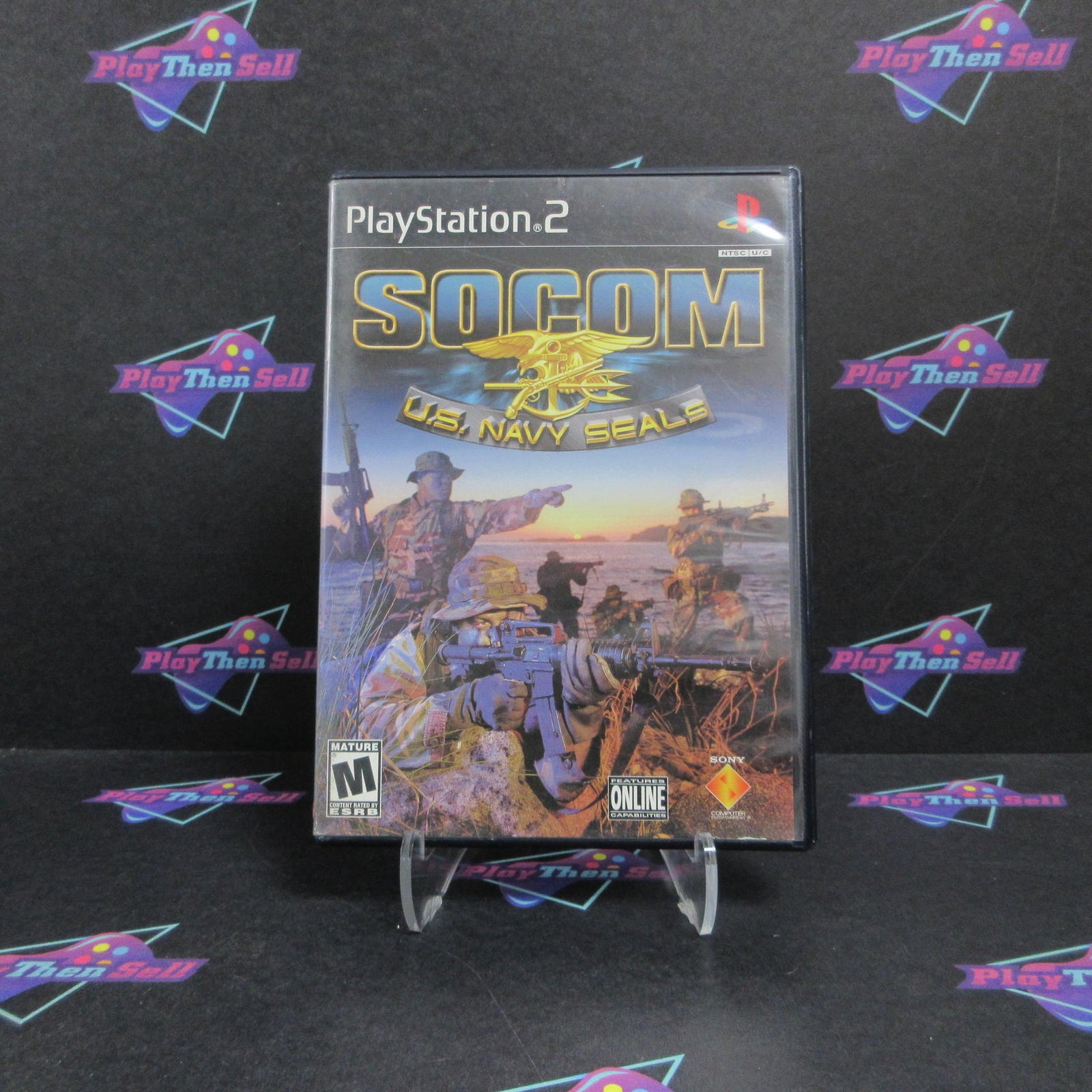SOCOM US Navy Seals PS2 PlayStation 2 DD/MD Complete CIB - (See Pics)