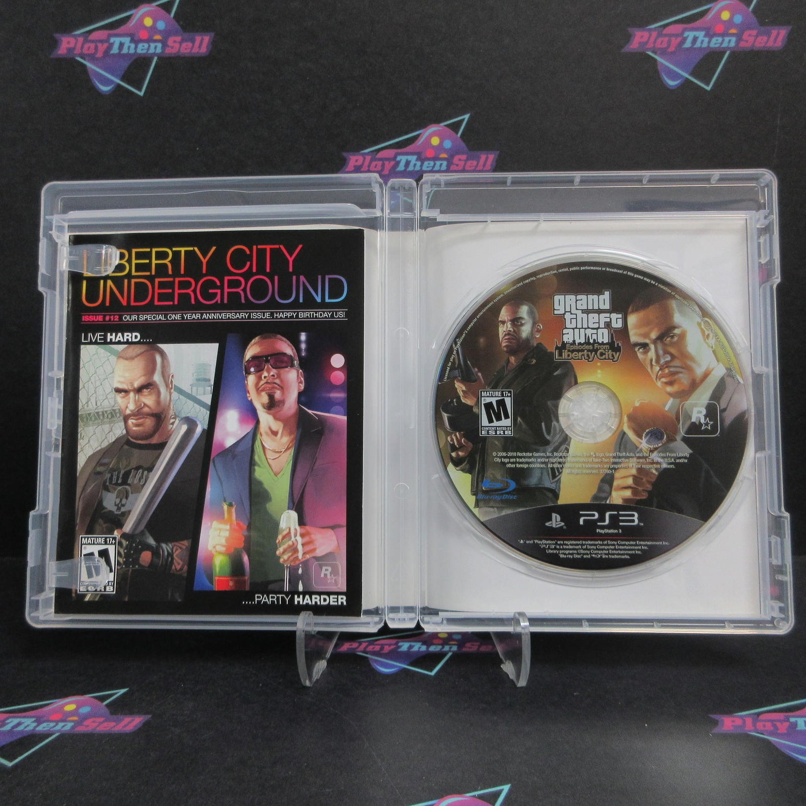 Grand Theft Auto Episodes From Liberty City PS3 + Map Complete  - 1 Year Warra..
