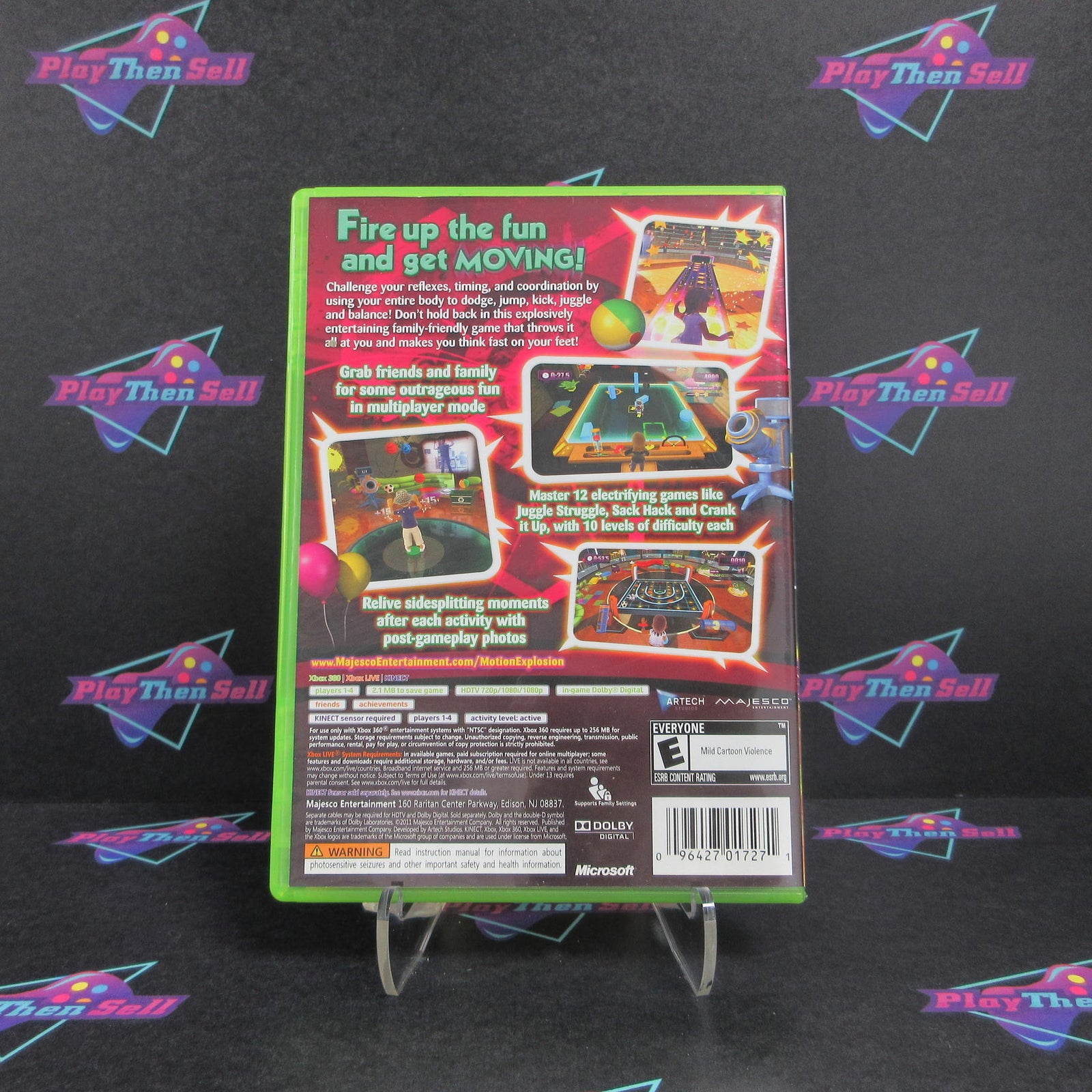 Motion Explosion Xbox 360 Complete - 1 Year Warranty EX Cond