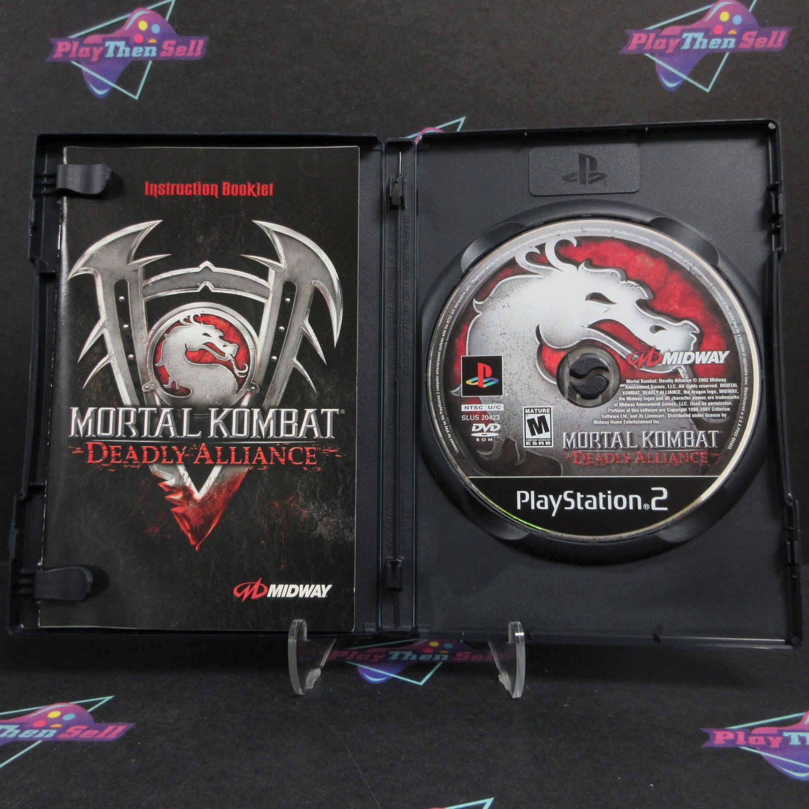 Mortal Kombat Deadly Alliance PS2 PlayStation 2 + Reg Card Complete  - 1 Year ..