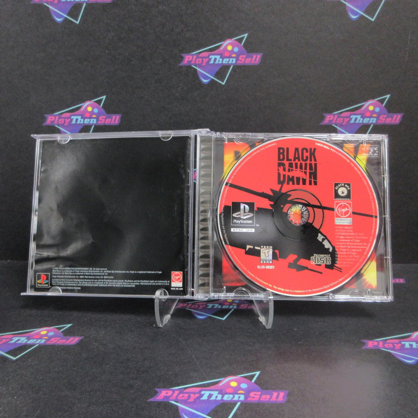 Black Dawn PS1 PlayStation 1 MD Complete CIB - (See Pics)