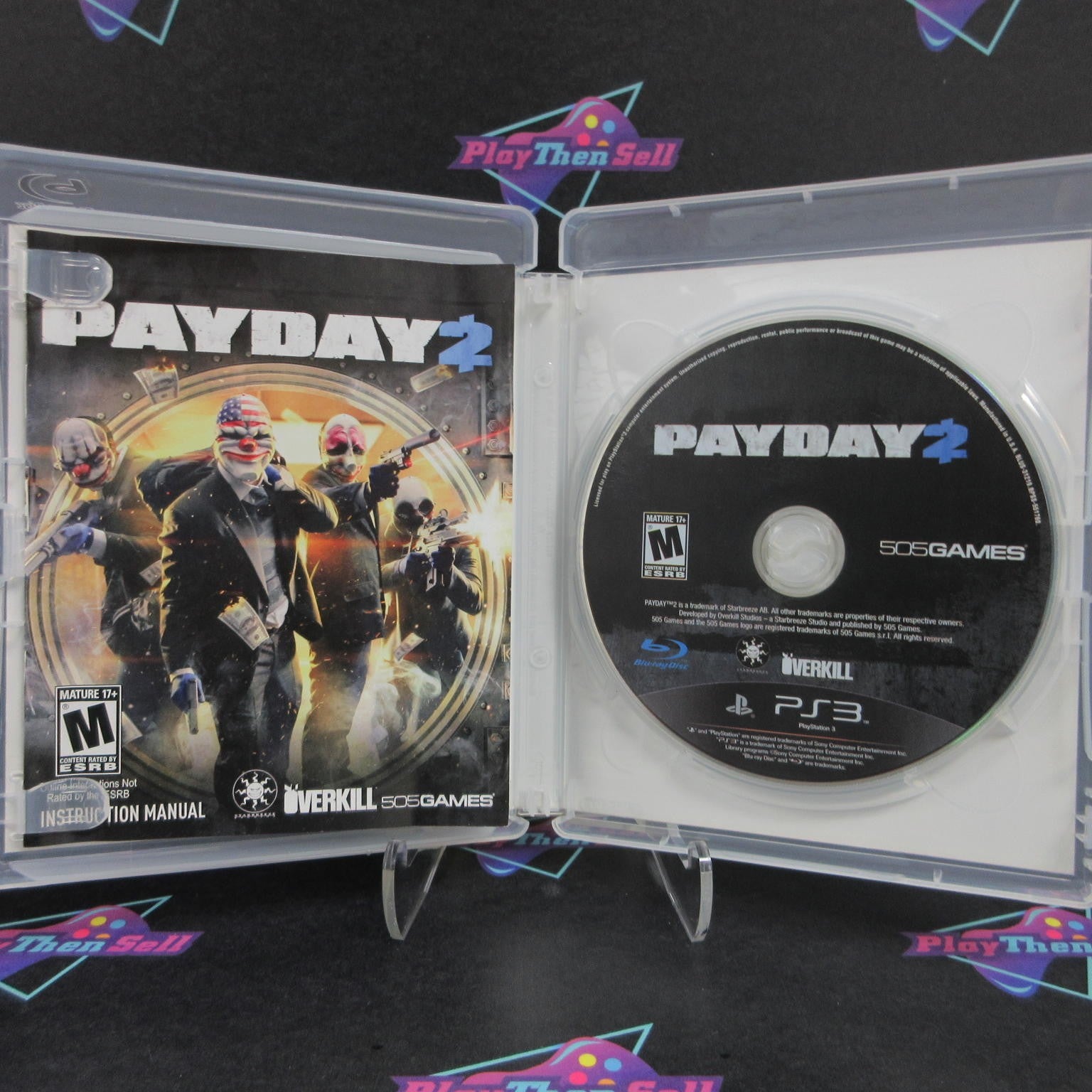 Payday 2 PS3 PlayStation 3 Complete - 1 Year Warranty EX Cond