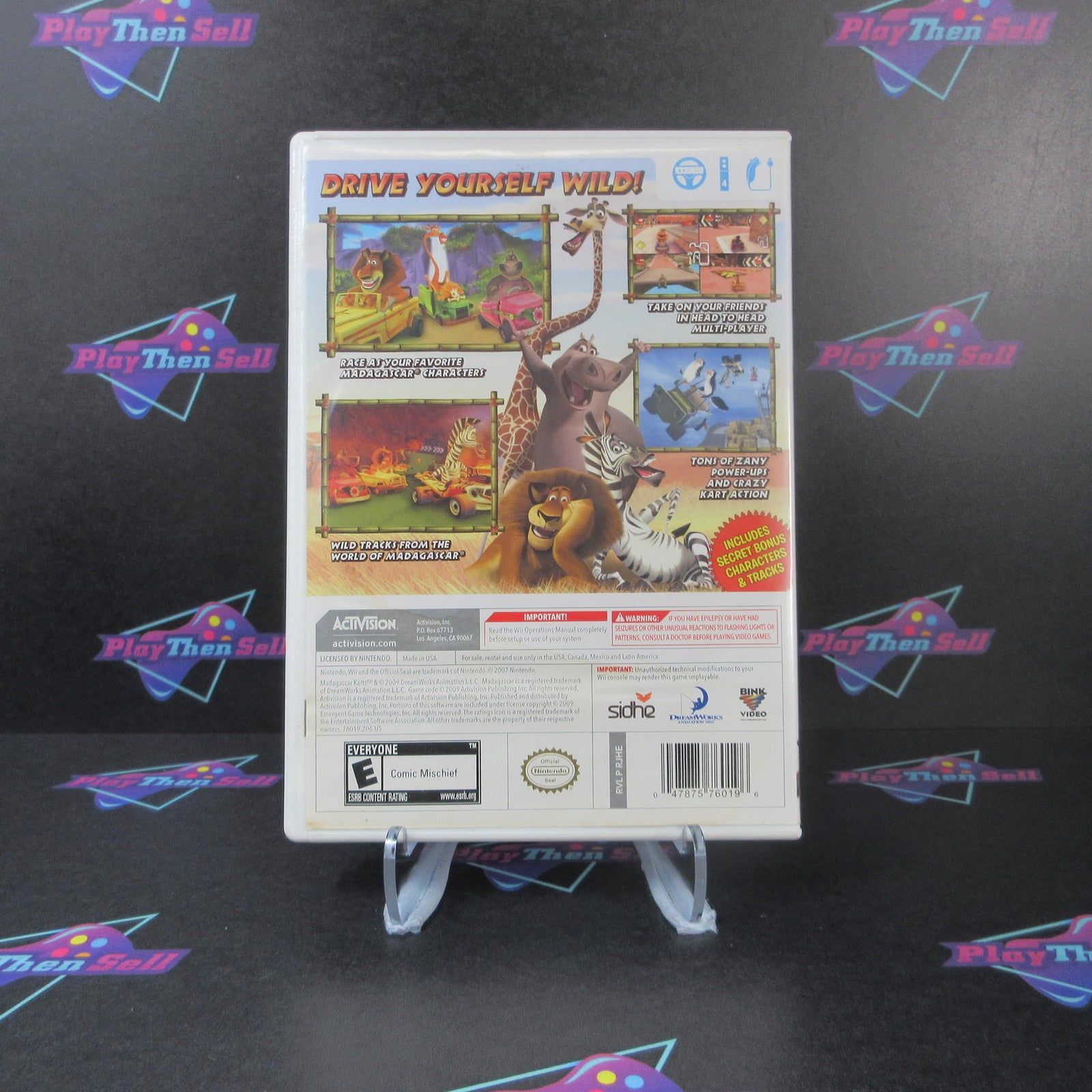 Madagascar Kartz Nintendo Wii Complete - 1 Year Warranty VG