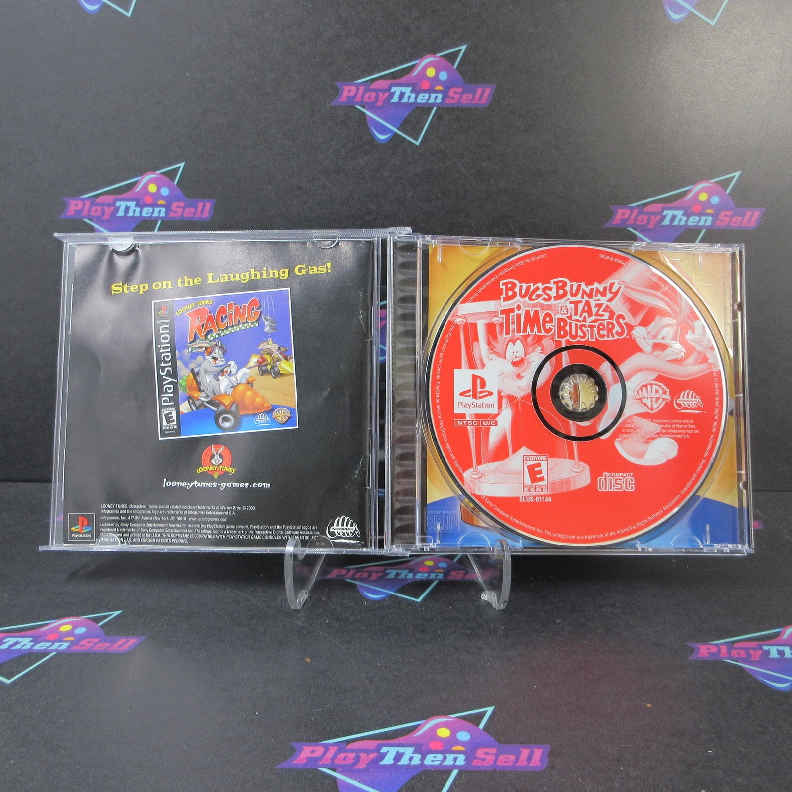 Bugs & Taz Time Busters PS1 PlayStation 1 Complete - 1 Year Warranty VG
