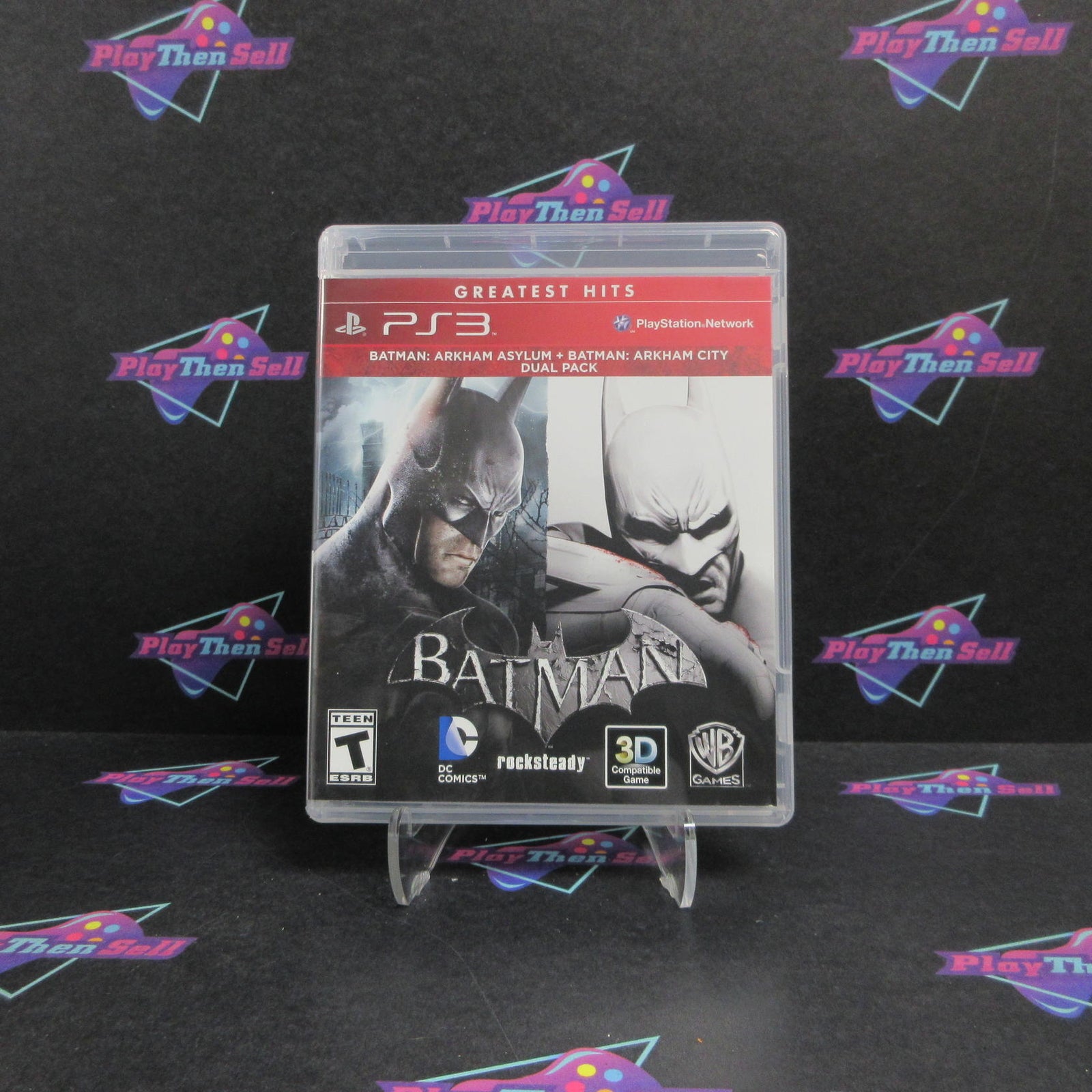 Batman Arkham Asylum + Batman Arkham City Dual Pack PS3 GH CIB  - 1 Year Warra..