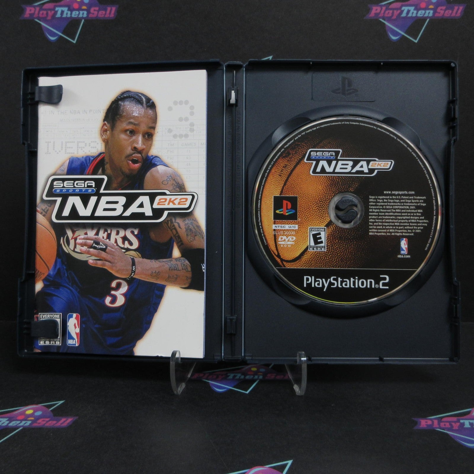 NBA 2K2 PS2 PlayStation 2 + Reg Card Complete - 1 Year Warranty EX Cond