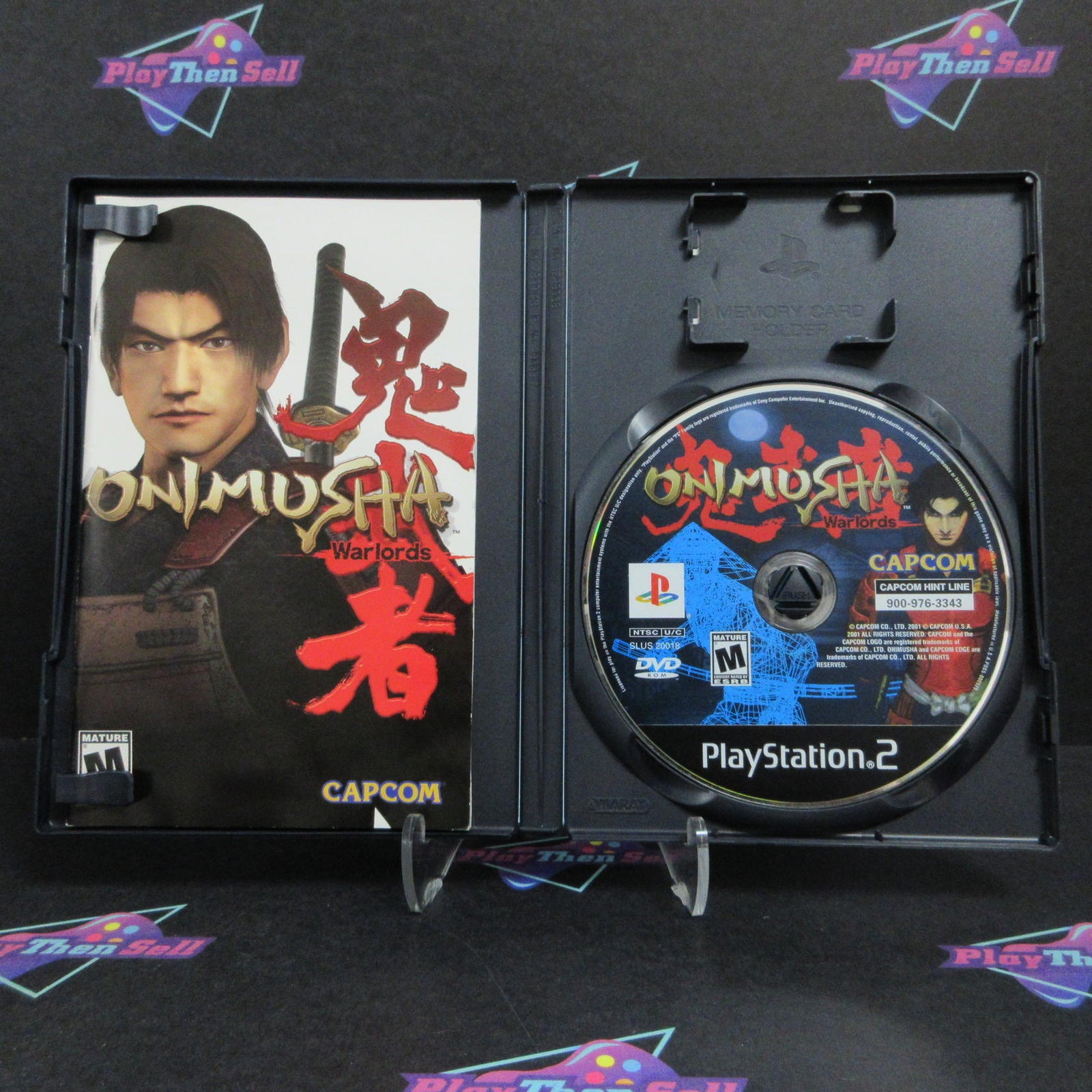 Onimusha Warlords PS2 PlayStation 2 Complete - 1 Year Warranty VG