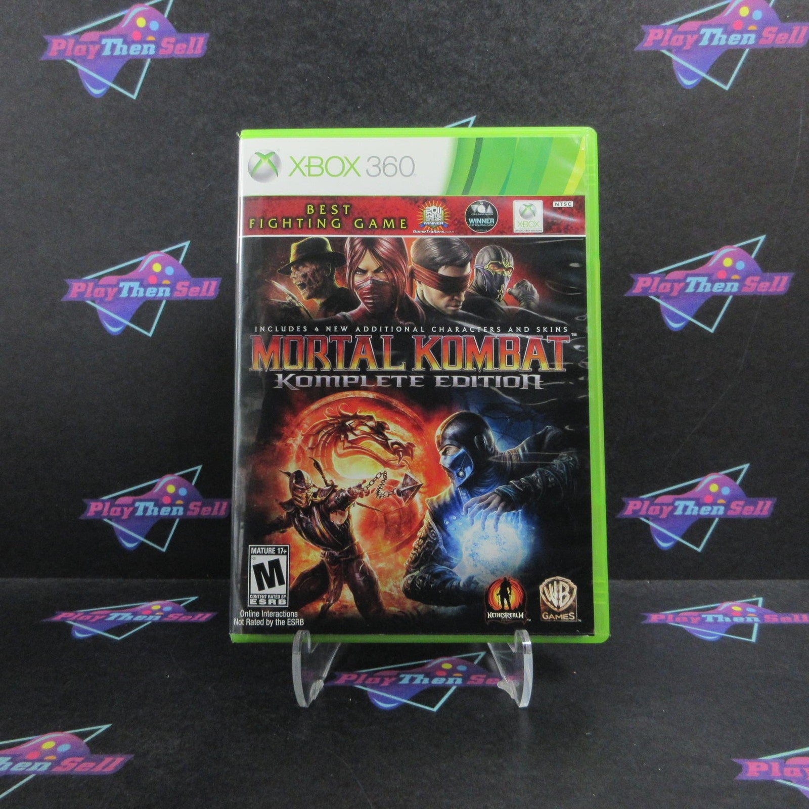 Mortal Kombat Komplete Edition Xbox 360 Complete - 1 Year Warranty EX Cond