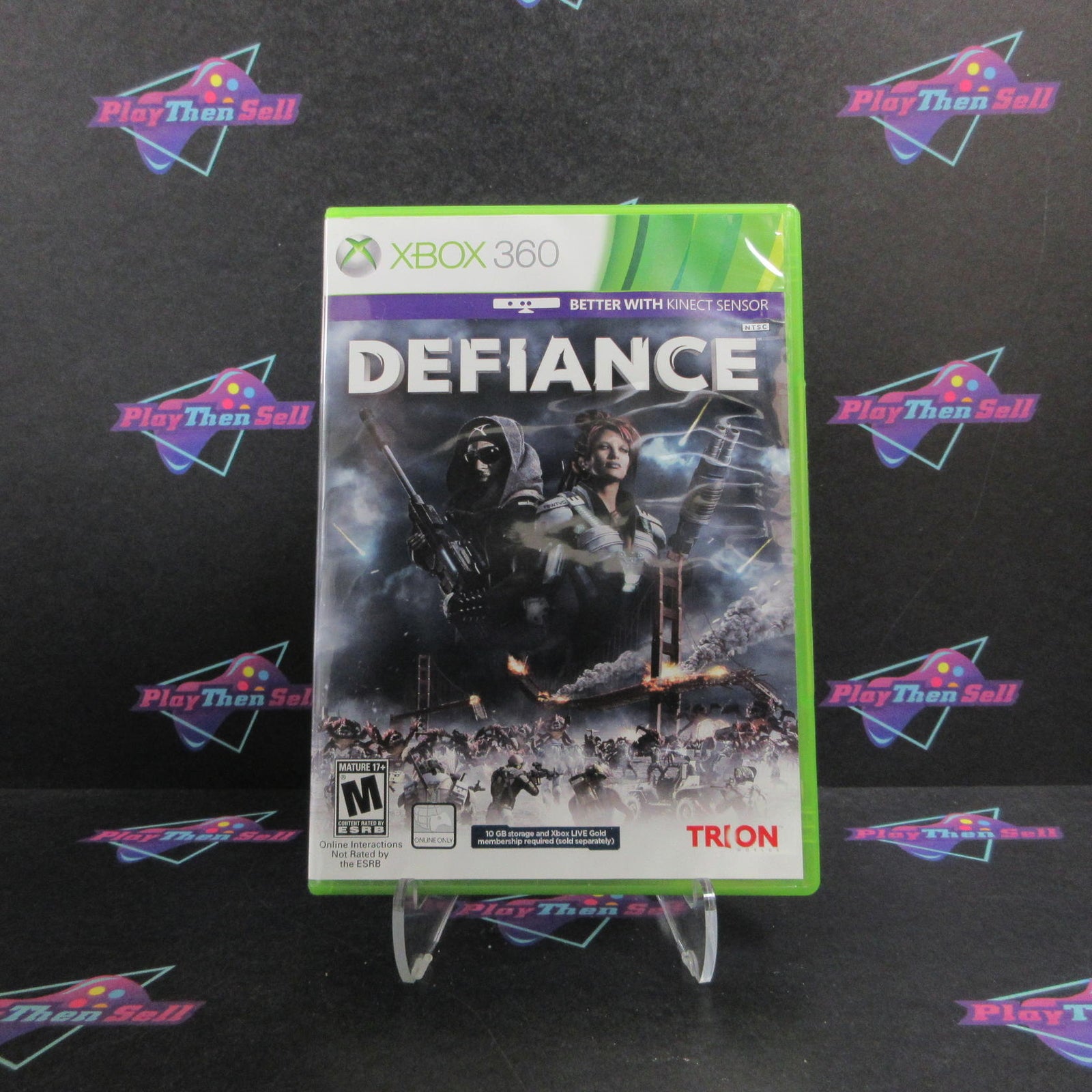 Defiance Xbox 360 + Stickers Complete - 1 Year Warranty EX Cond