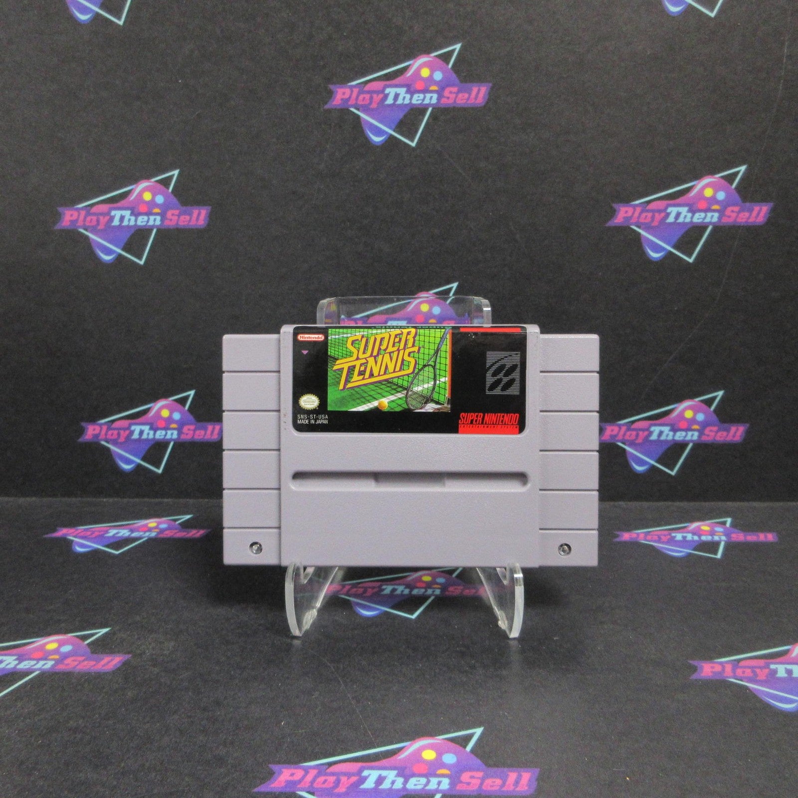 Super Tennis Super Nintendo SNES + Manual - Cart Only Excellent