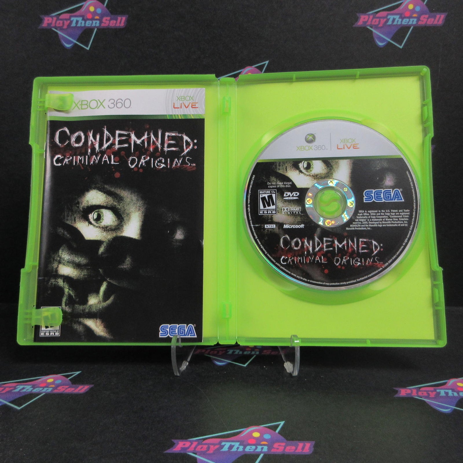 Condemned Criminal Origins Xbox 360 + Reg Card Complete  - 1 Year Warranty EX ..