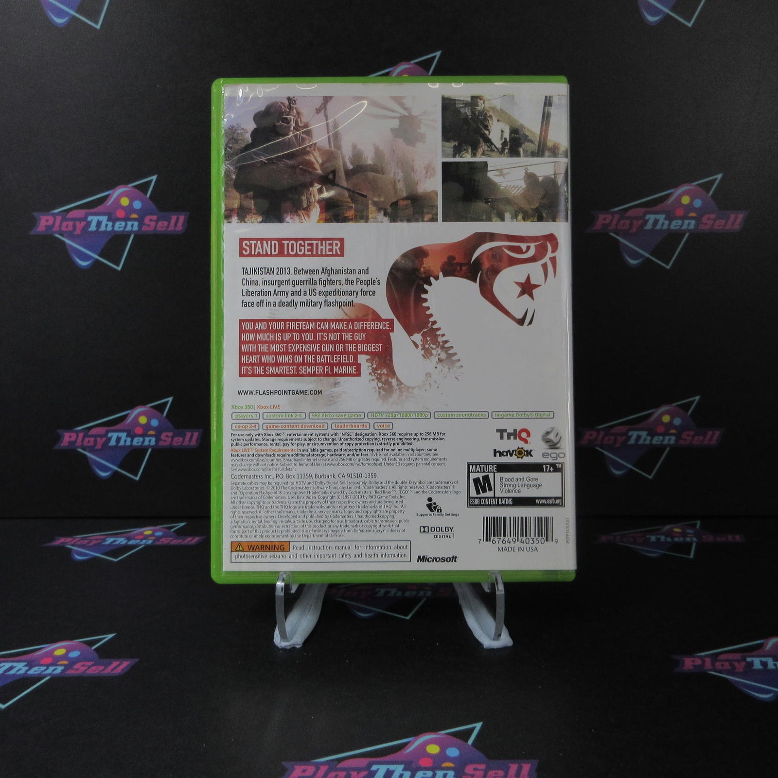 Operation Flashpoint Red River Xbox 360 - Complete CIB