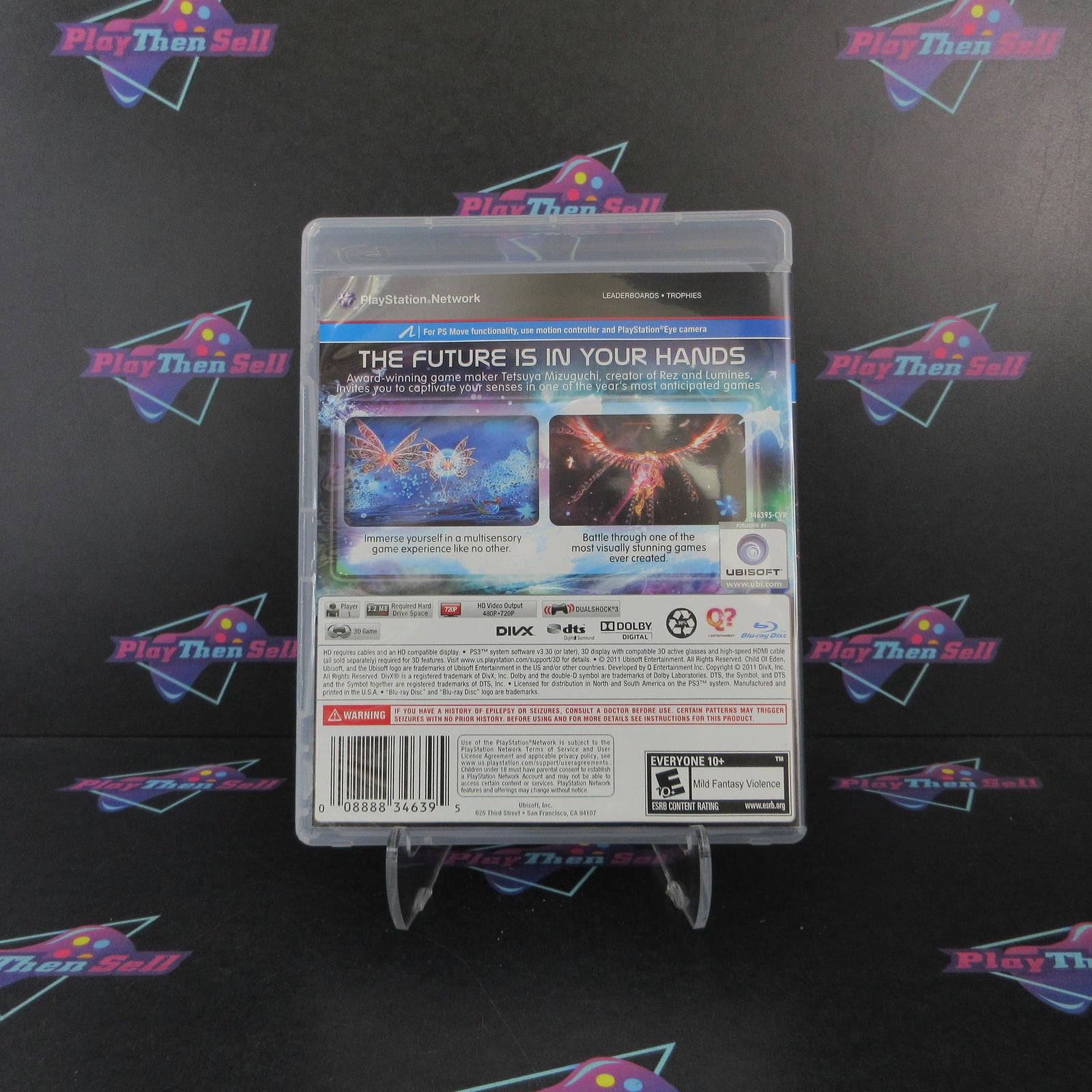 Child of Eden PS3 PlayStation 3 Complete - 1 Year Warranty EX Cond