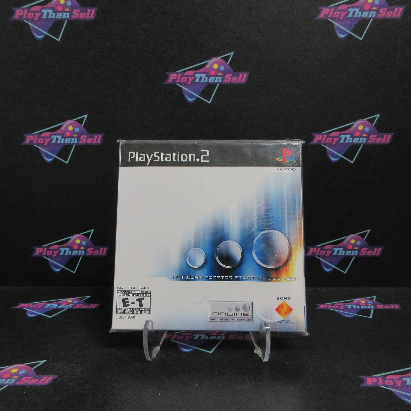 Network Adaptor Start Up Disc V2.0 PS2 PlayStation 2 Brand New - Sealed