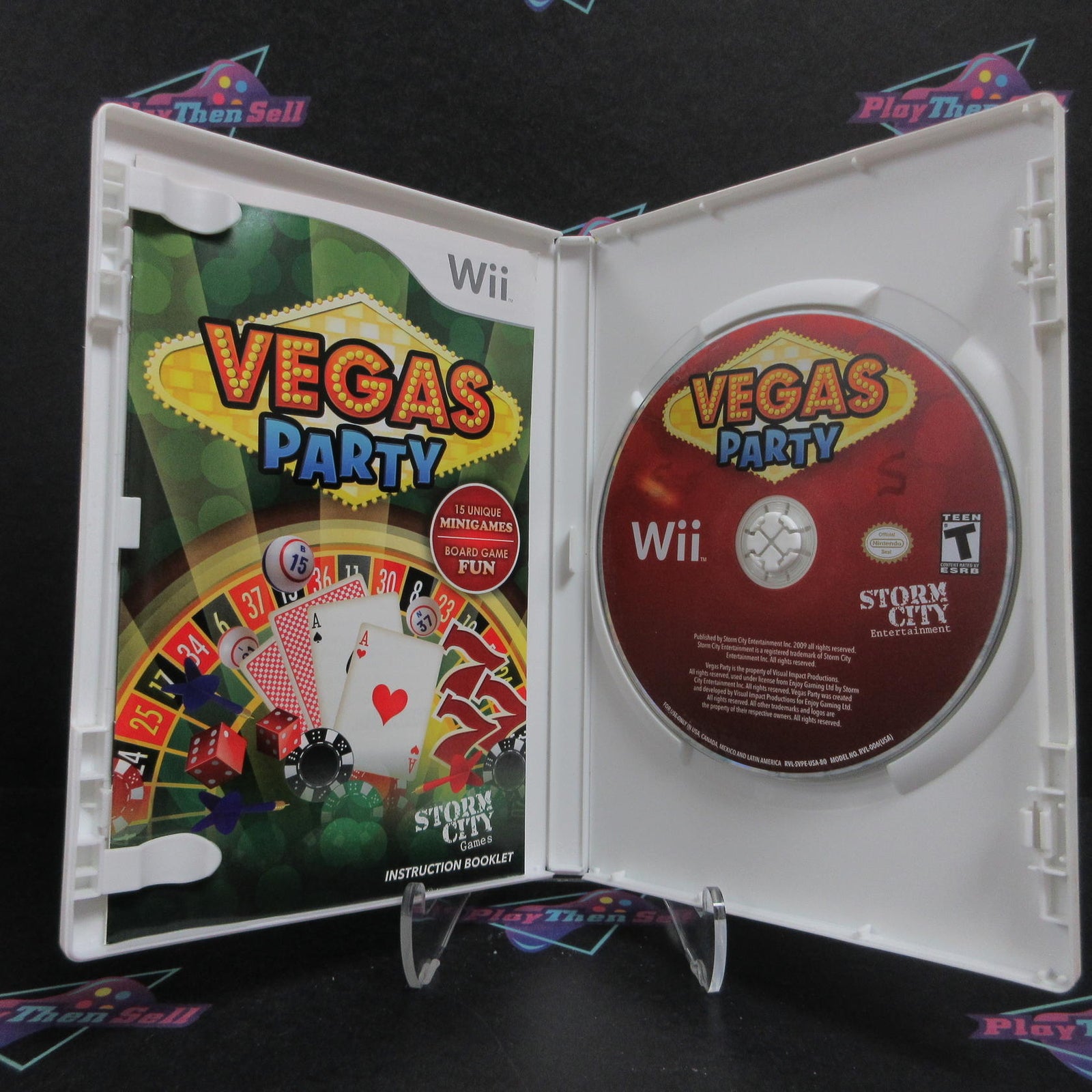 Vegas Party Nintendo Wii Complete - 1 Year Warranty VG