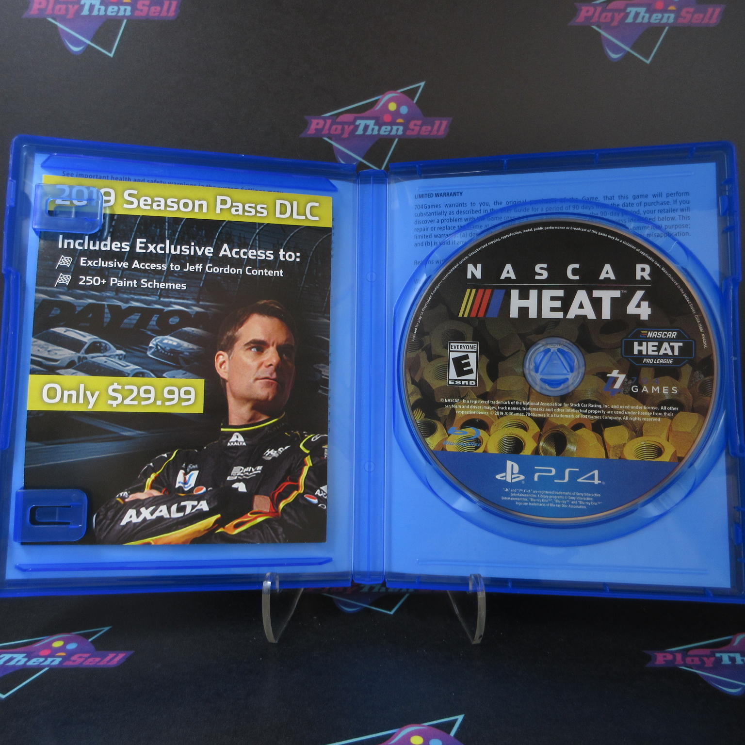 NASCAR Heat 4 PS4 PlayStation 4 Complete - 1 Year Warranty EX Cond