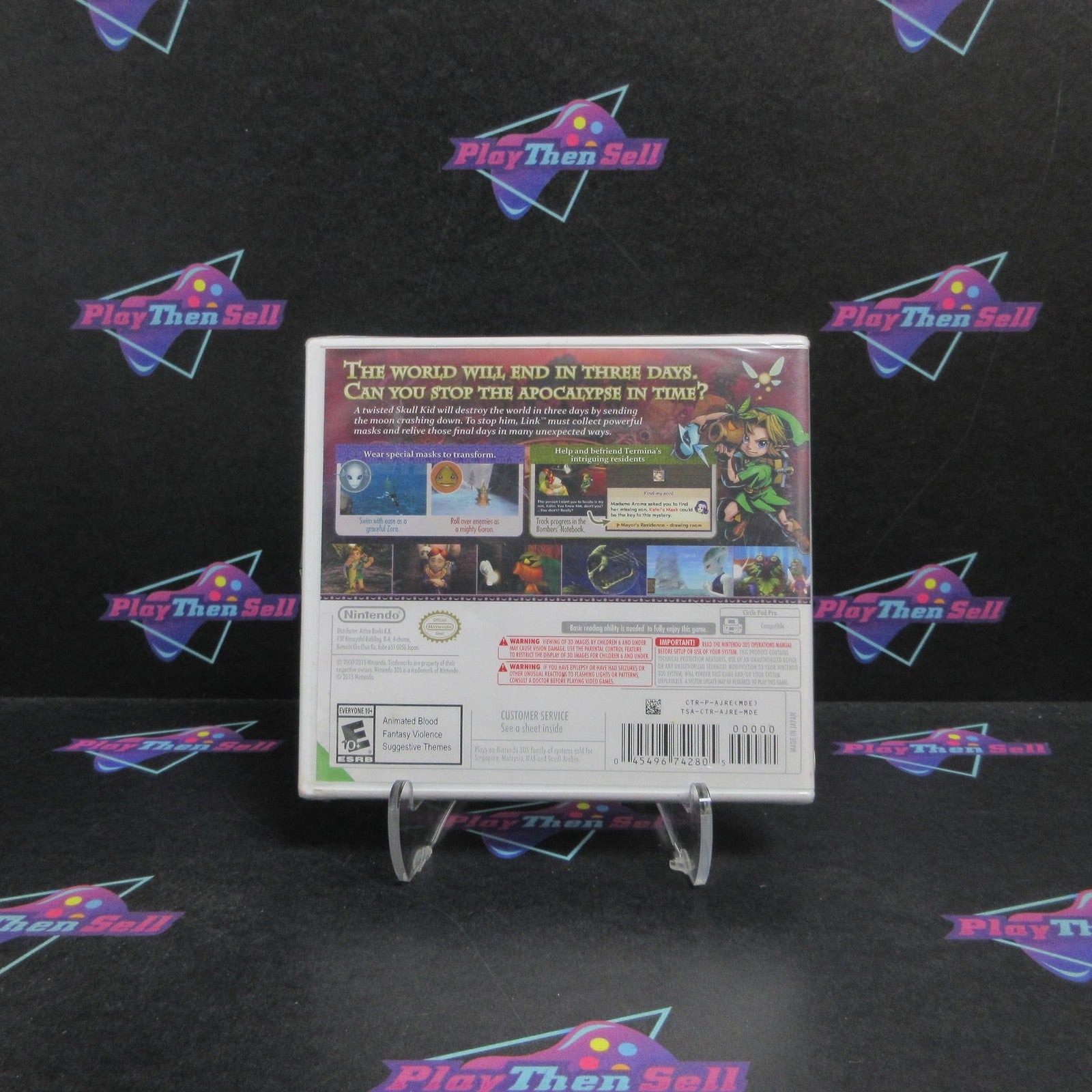 The Legend of Zelda Majora's Mask 3D - Nintendo 3DS World Edition  Brand New -..
