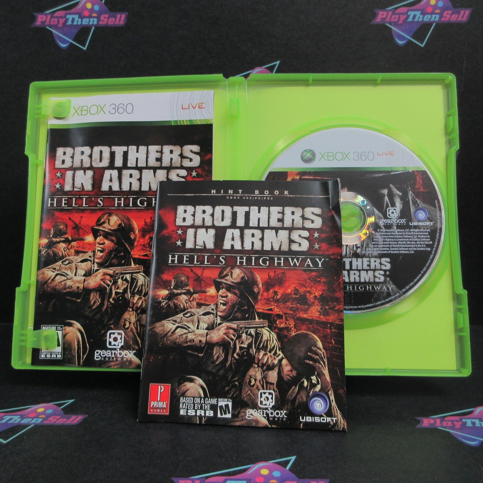 Brothers in Arms Hell's Highway Xbox 360 + Mini Guide Complete  - 1 Year Warra..