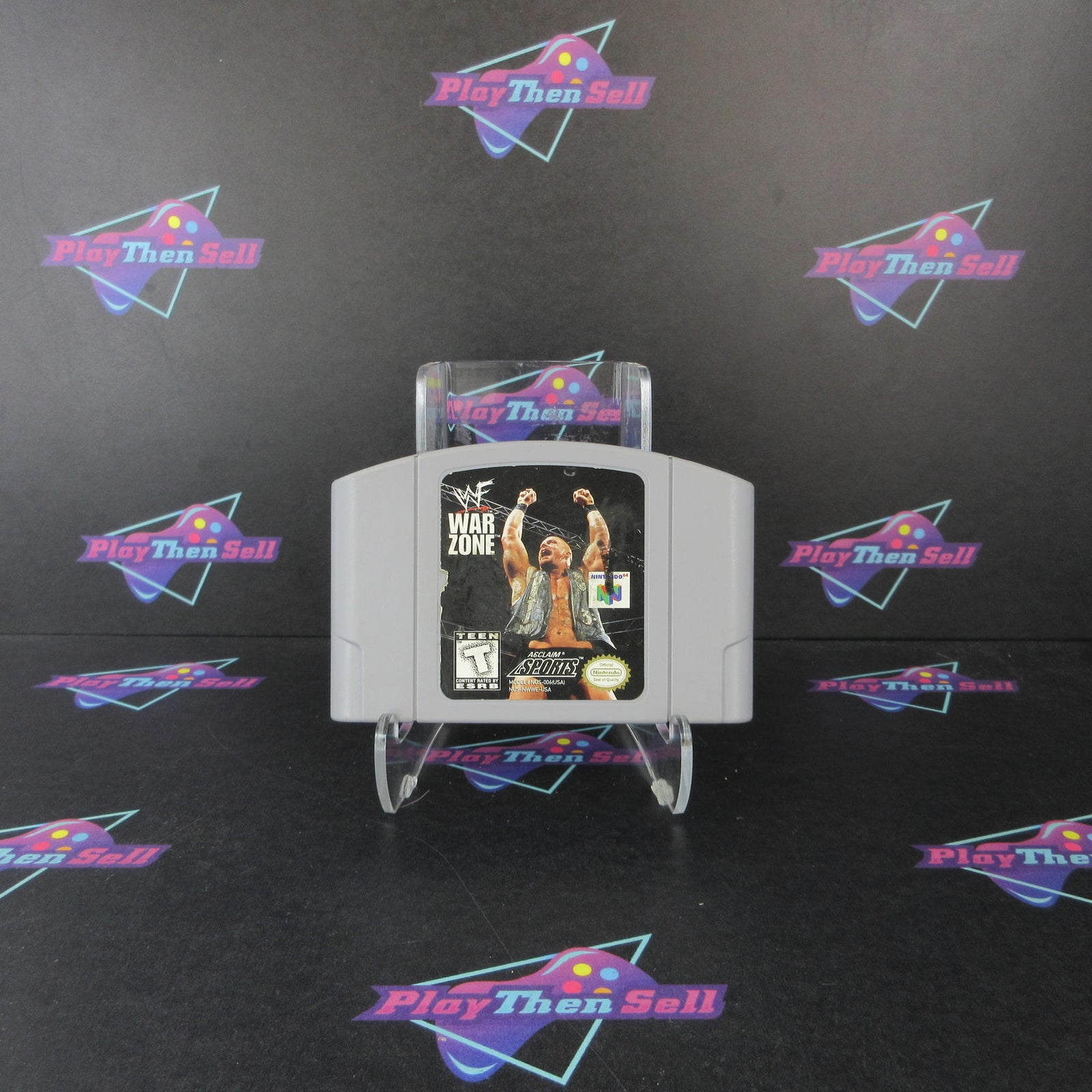 WWF War Zone Nintendo 64 N64 Cartridge - 1 Year Warranty VG
