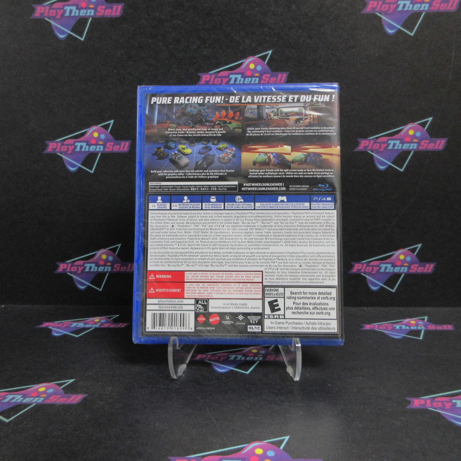 Hot Wheels Unleashed PS4 PlayStation 4 Brand New - Sealed