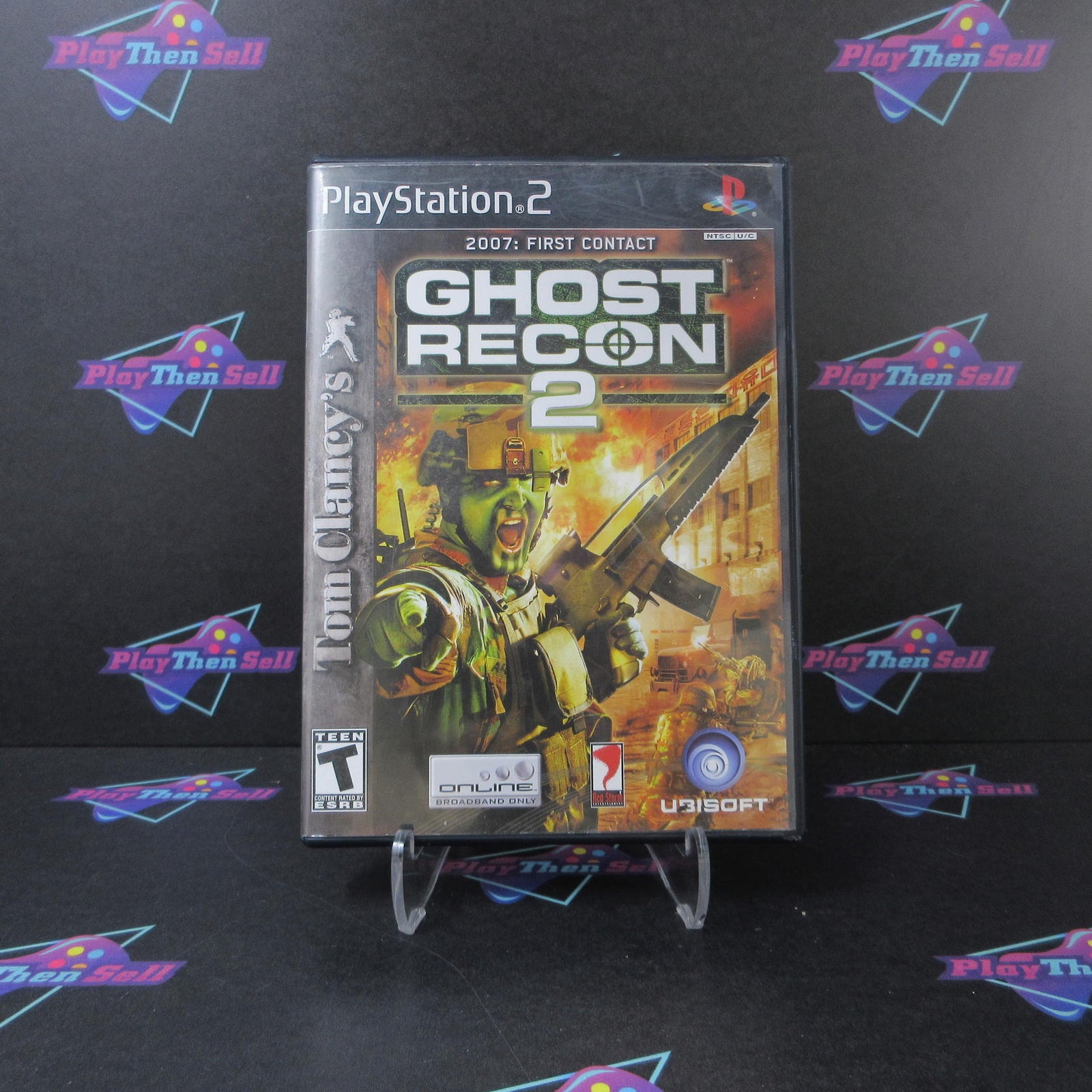 Tom Clancy's Ghost Recon 2 First Contact PS2 + Reg Card CIB - 1 Year Warranty VG