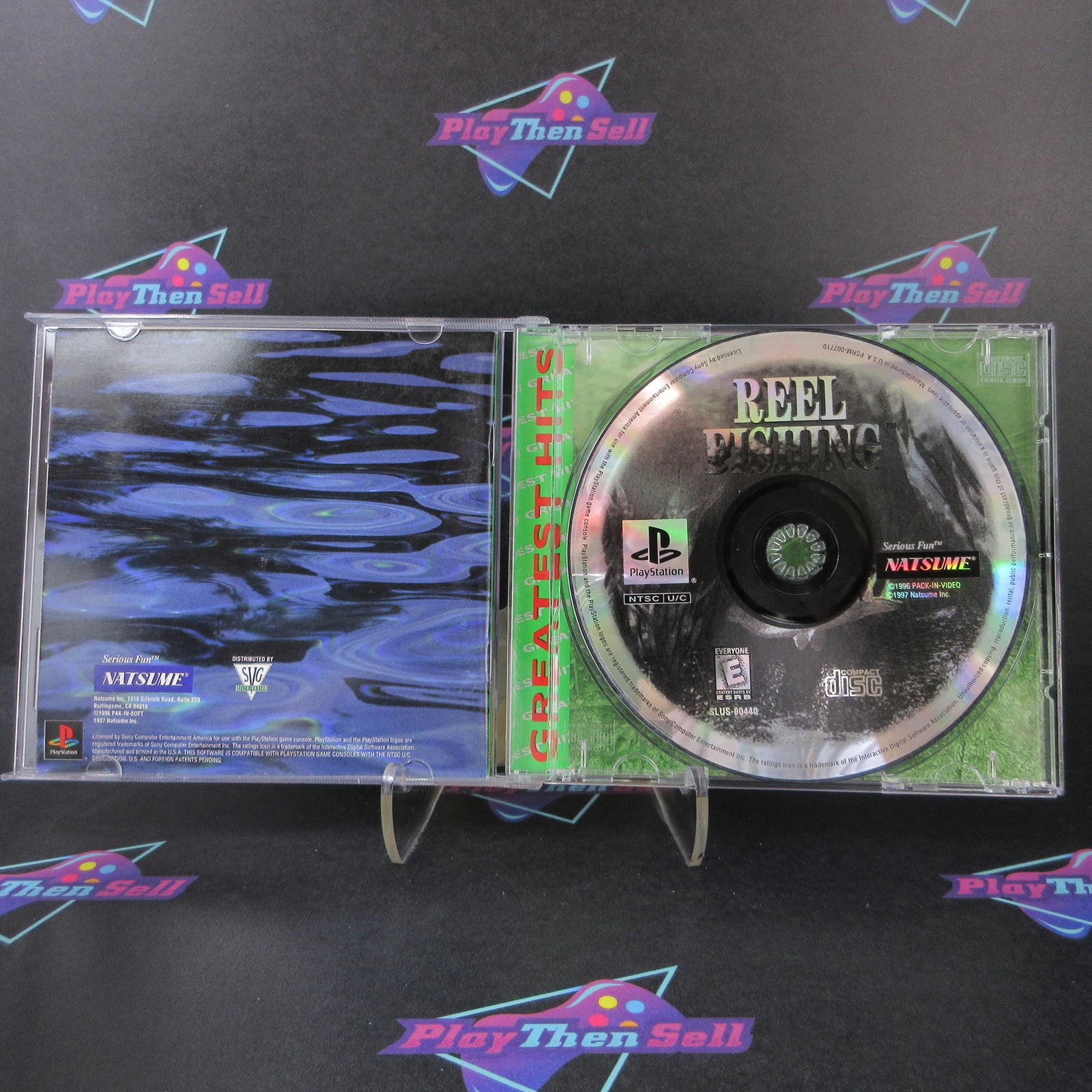 Reel Fishing PS1 PlayStation 1 Greatest Hits + Reg Card - Complete CIB
