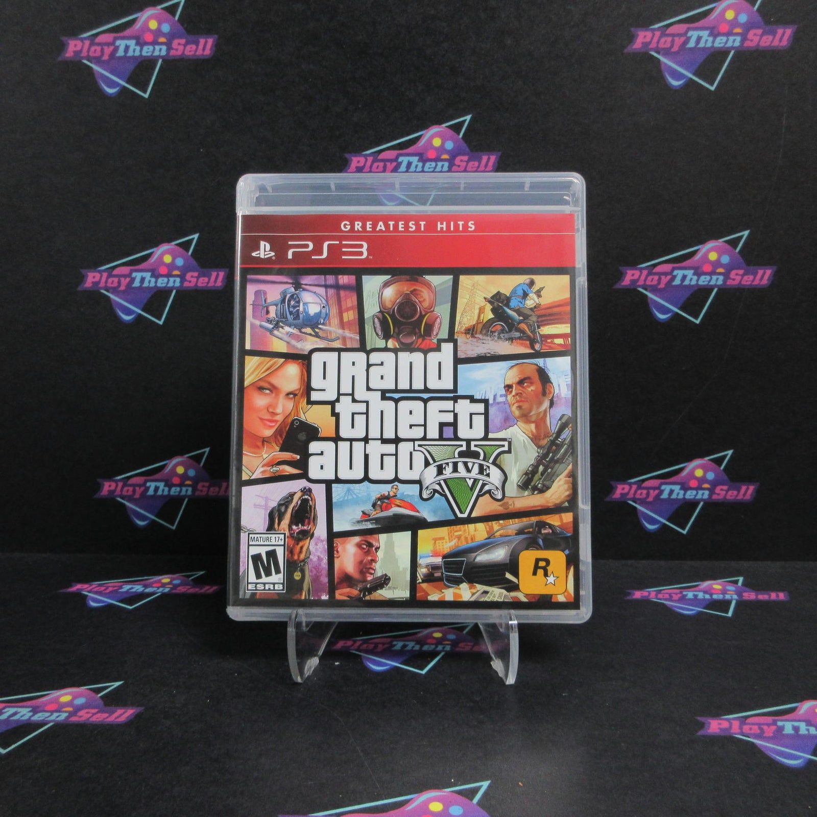 Grand Theft Auto V PS3 PlayStation 3 GH + Map Complete - 1 Year Warranty EX Cond