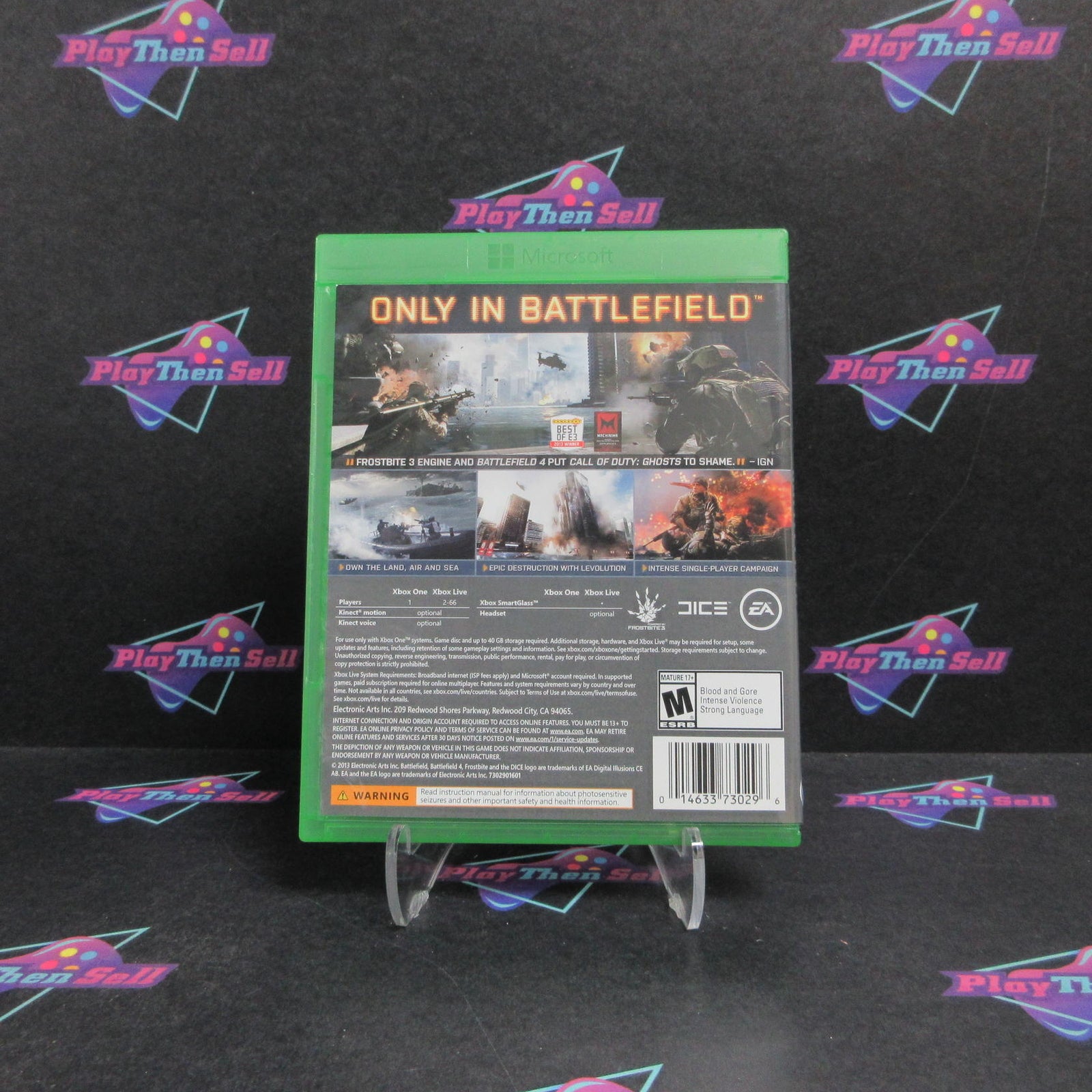 Battlefield 4 Xbox One Complete - 1 Year Warranty EX Cond