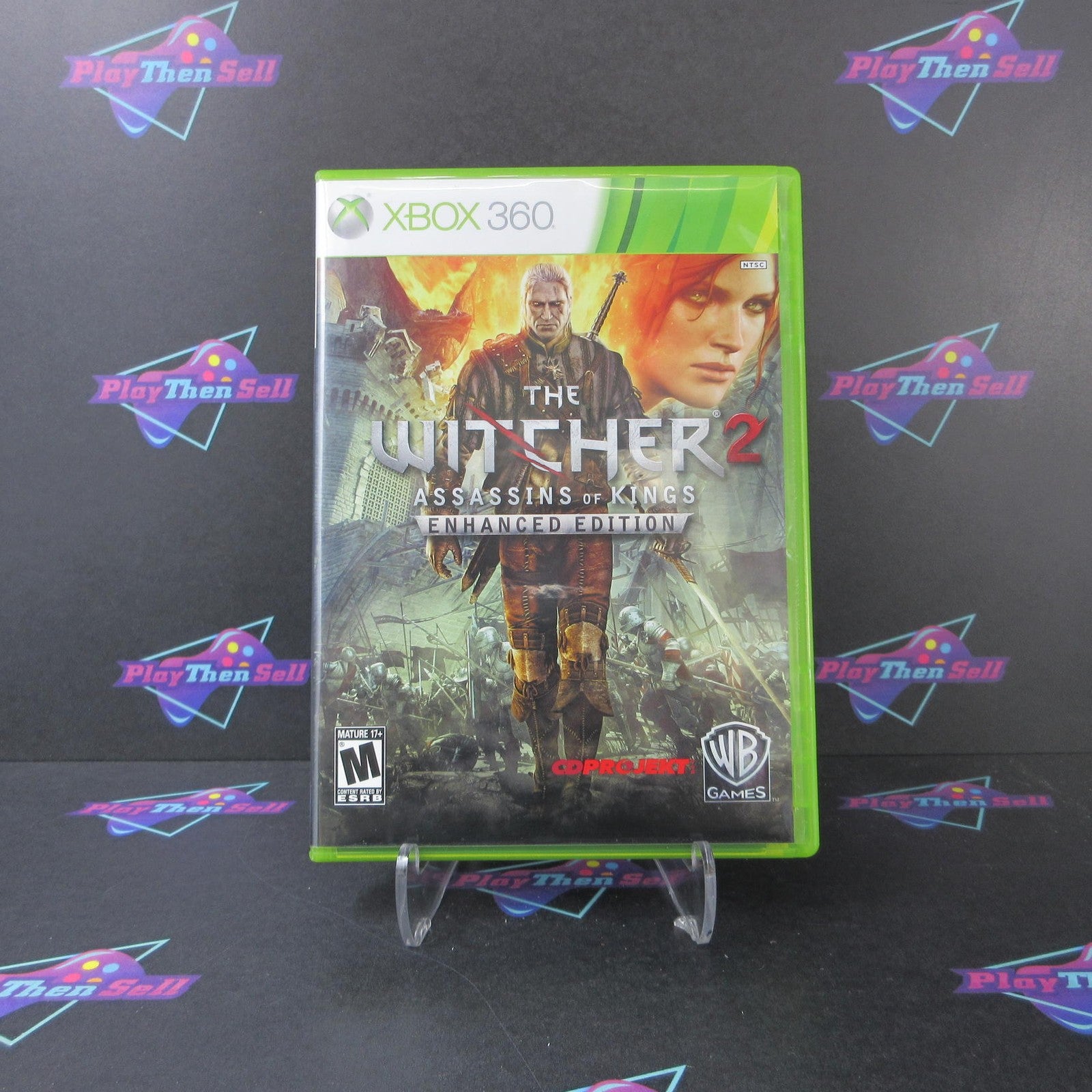 Witcher 2 Assassins Of Kings Enhanced Xbox 360 + Map / CD Complete  - 1 Year W..