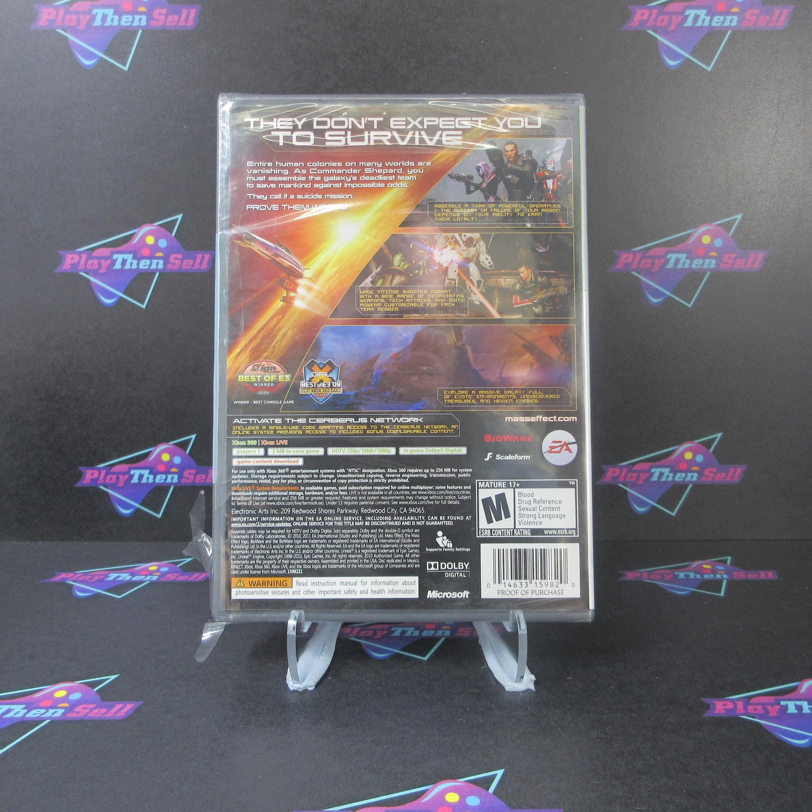 Mass Effect 2 Platinum Hits - Xbox 360 See Pics Brand New - Sealed