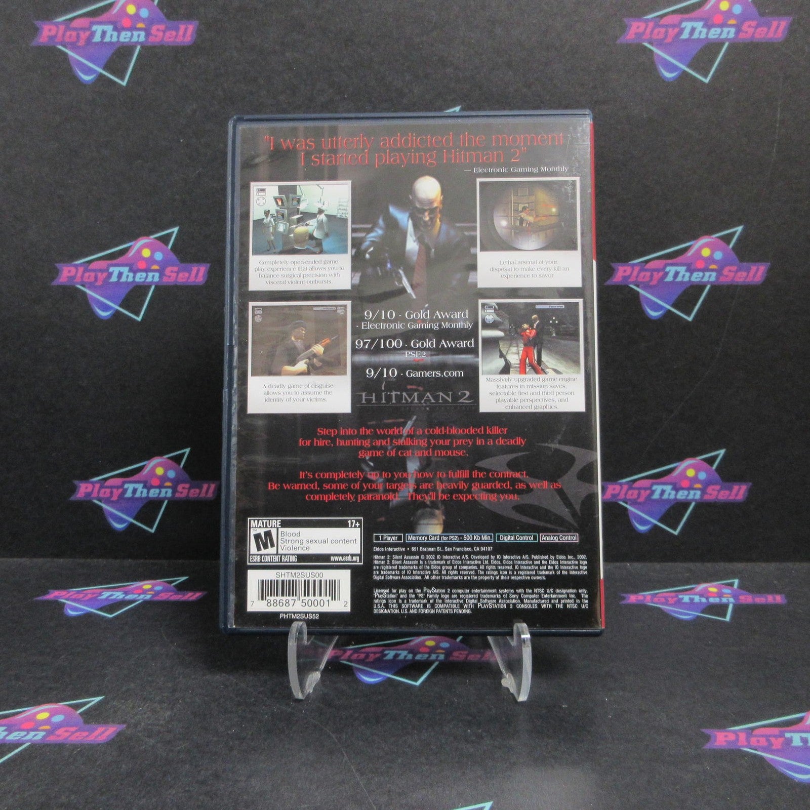 Hitman 2 Silent Assassin PS2 PlayStation 2 GH + Reg Card Complete  - 1 Year Wa..