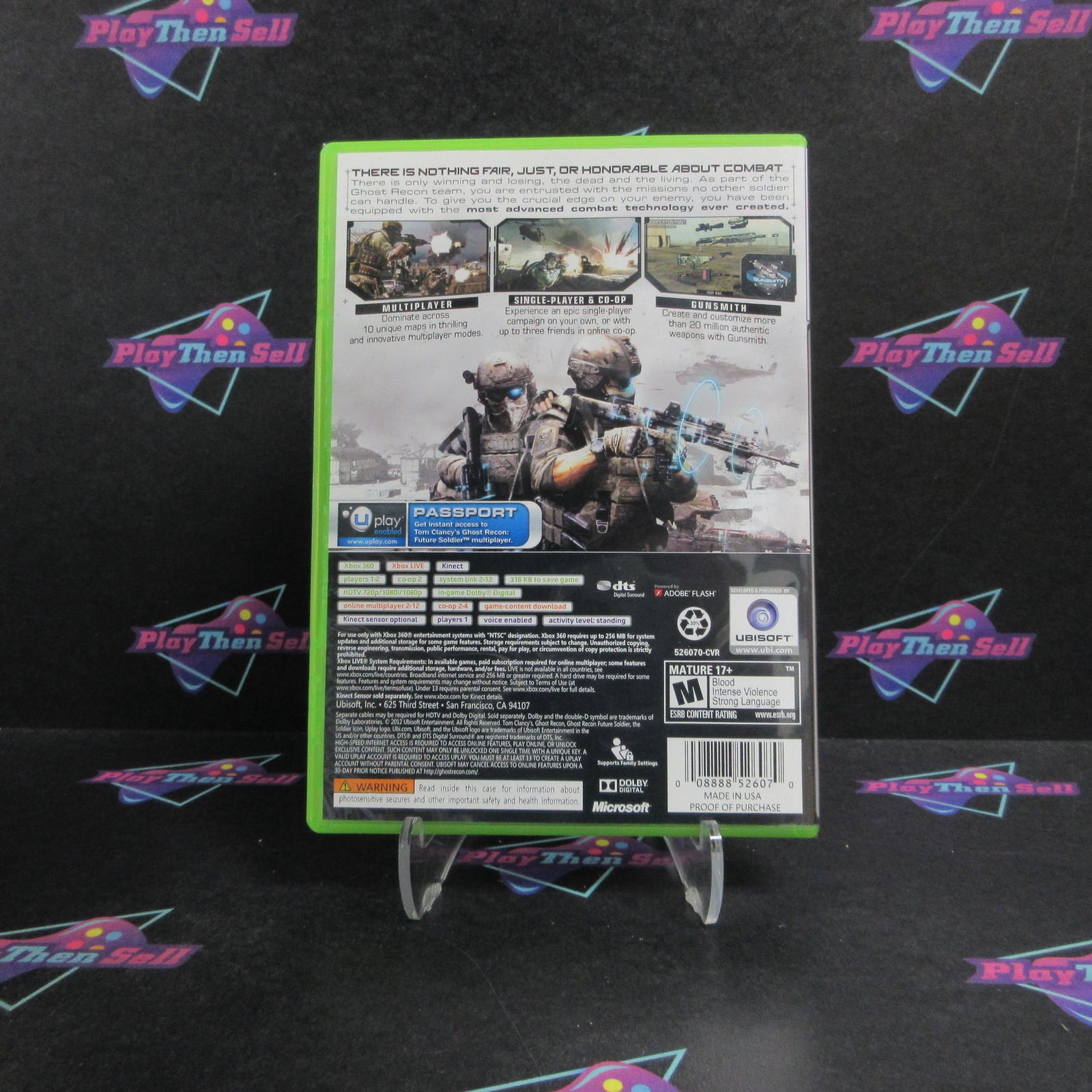 Tom Clancy's Ghost Recon Future Soldier Xbox 360 Complete  - 1 Year Warranty E..