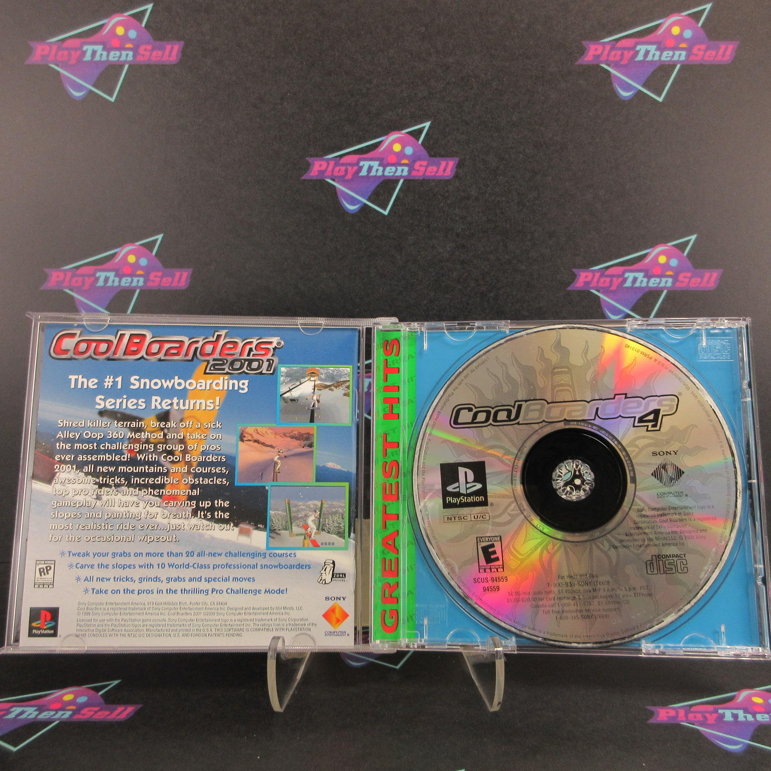 Cool Boarders 4 PS1 PlayStation 1 GH Complete - 1 Year Warranty EX Cond