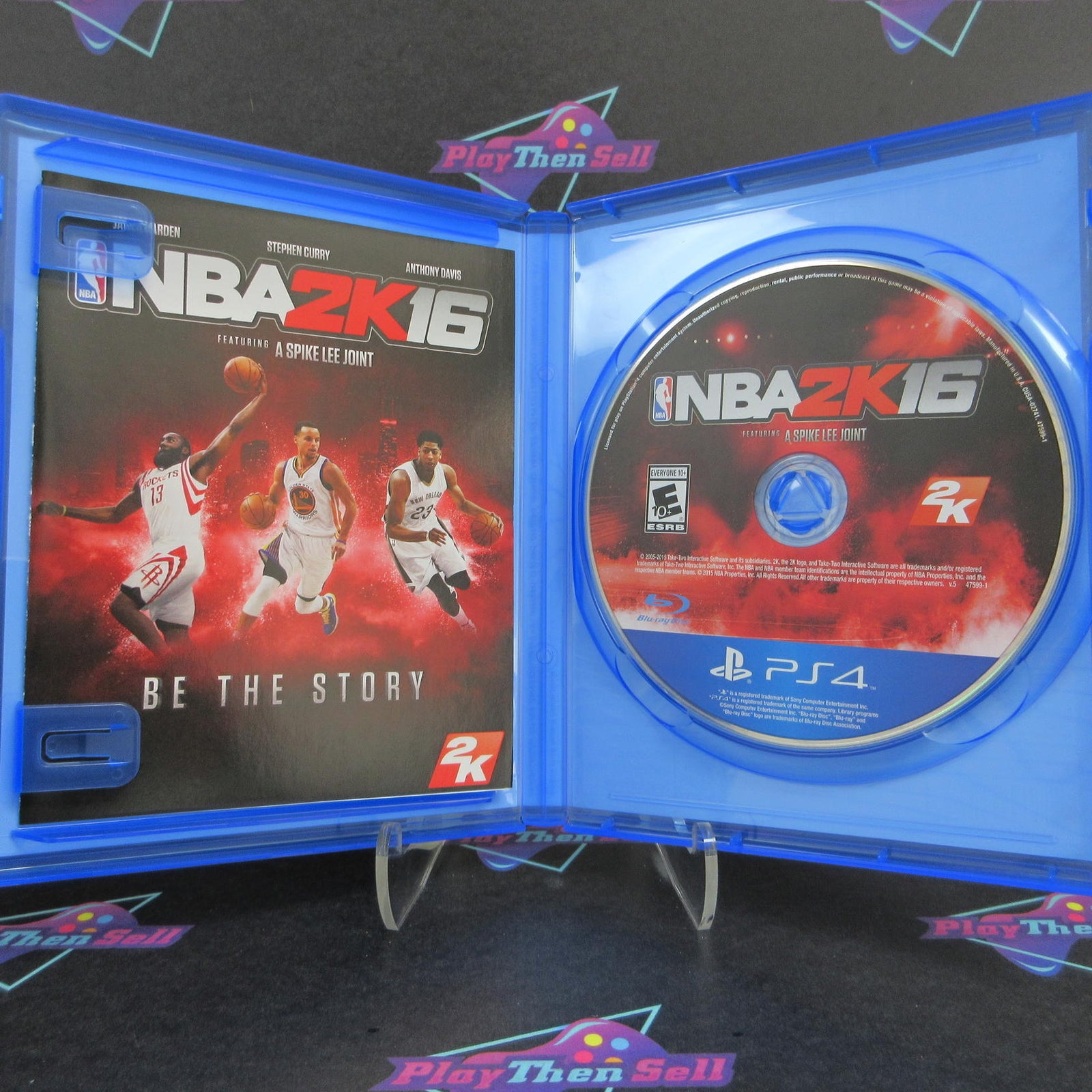 NBA 2K16 Stephen Curry PS4 PlayStation 4 Complete - 1 Year Warranty EX Cond