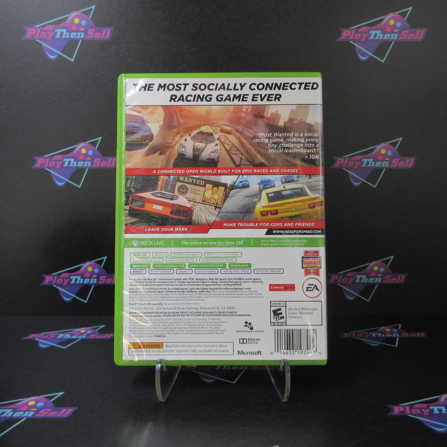 Need for Speed Most Wanted Xbox 360 PH Complete - 1 Year Warranty EX Cond