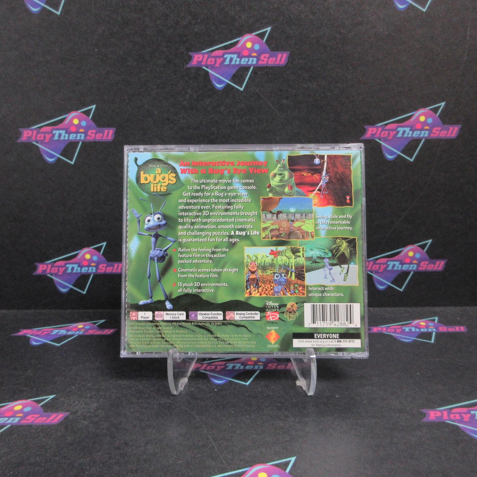 A Bug's Life PS1 PlayStation 1 GH Complete - 1 Year Warranty EX Cond