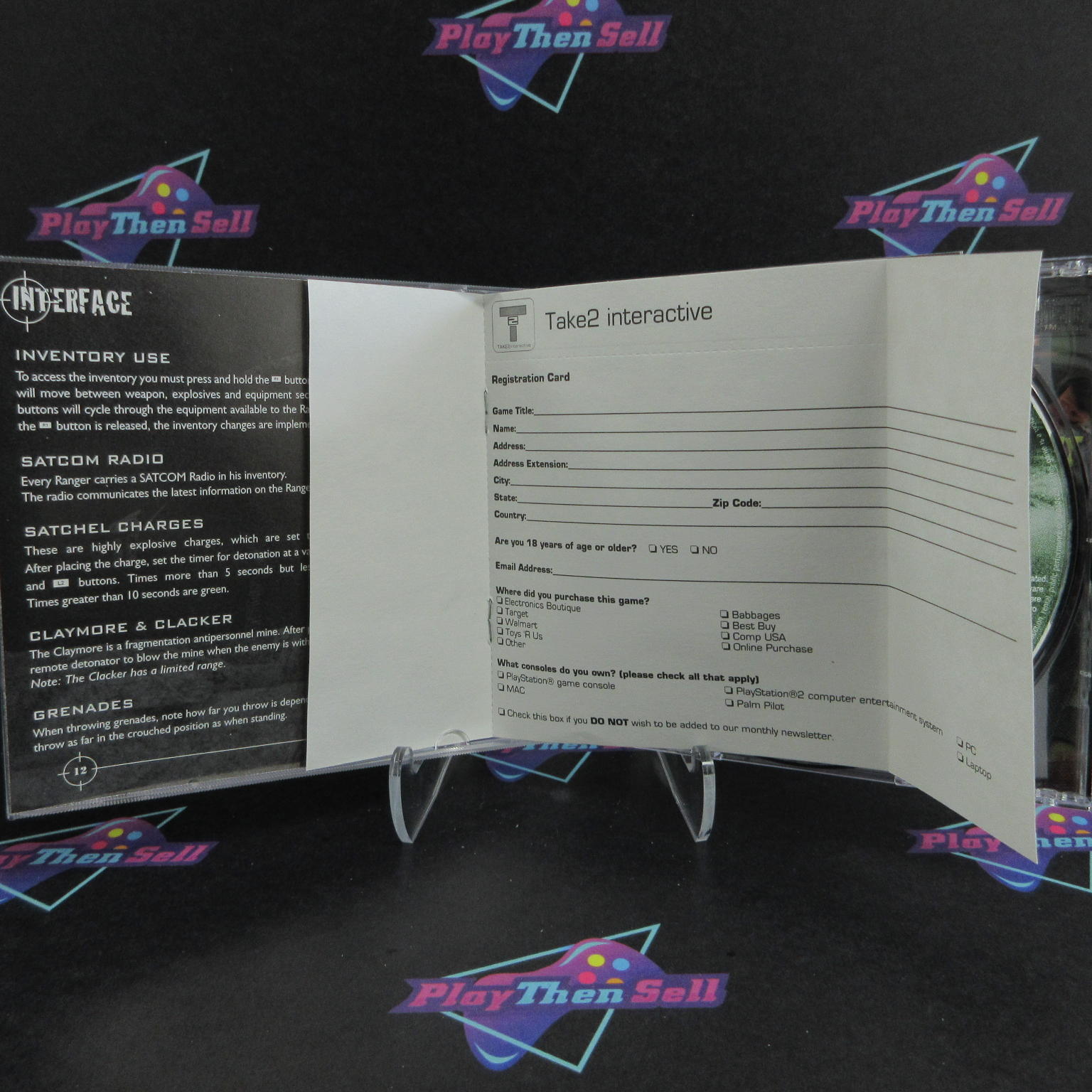 Spec Ops Covert Assault PS1 PlayStation 1 + Reg Card Complete  - 1 Year Warran..
