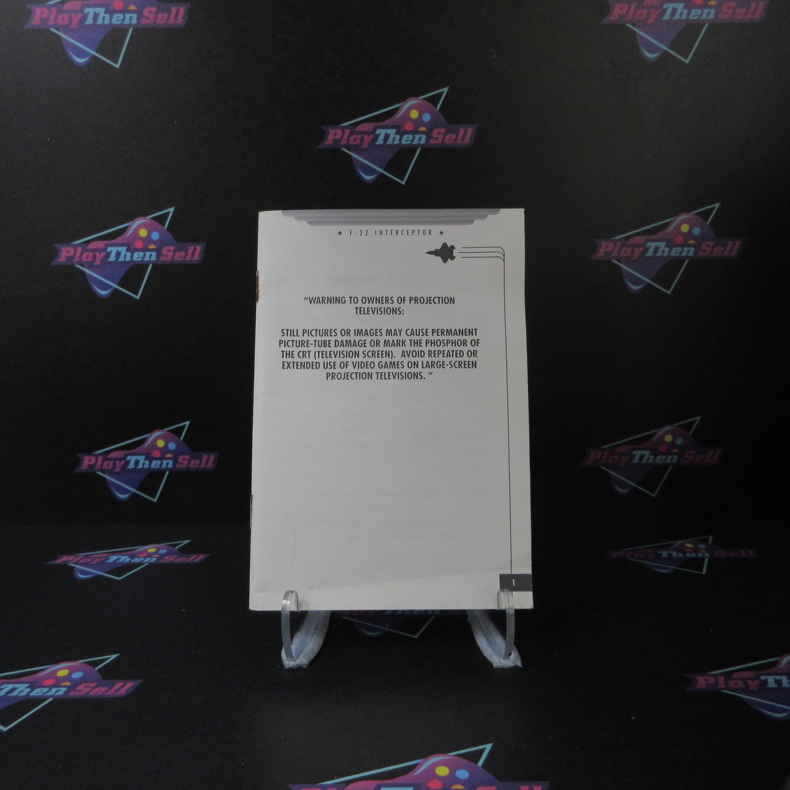 F-22 Interceptor Sega Genesis Boxed Complete - 1 Year Warranty VG