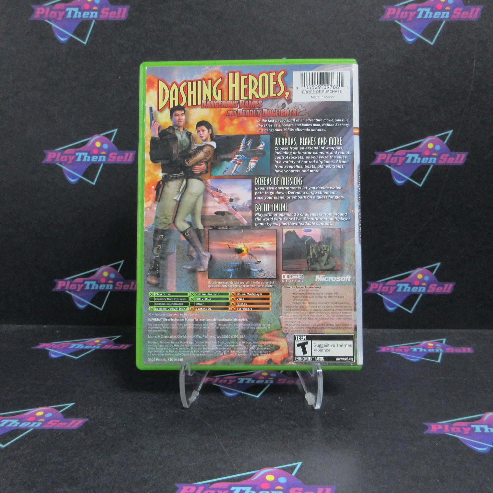 Crimson Skies High Road To Revenge Xbox PH Complete - 1 Year Warranty EX Cond