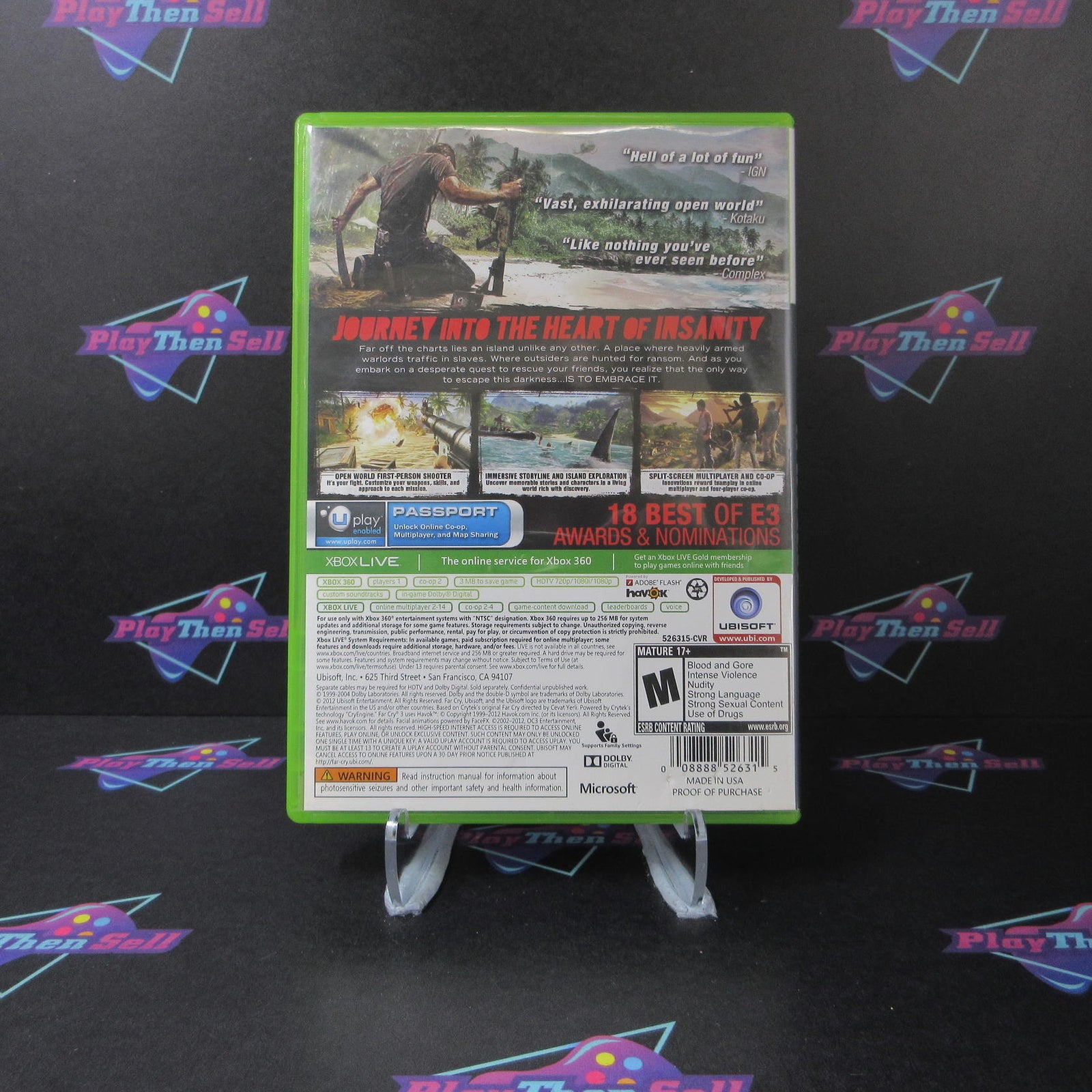 Far Cry 3 Xbox 360 Complete - 1 Year Warranty VG