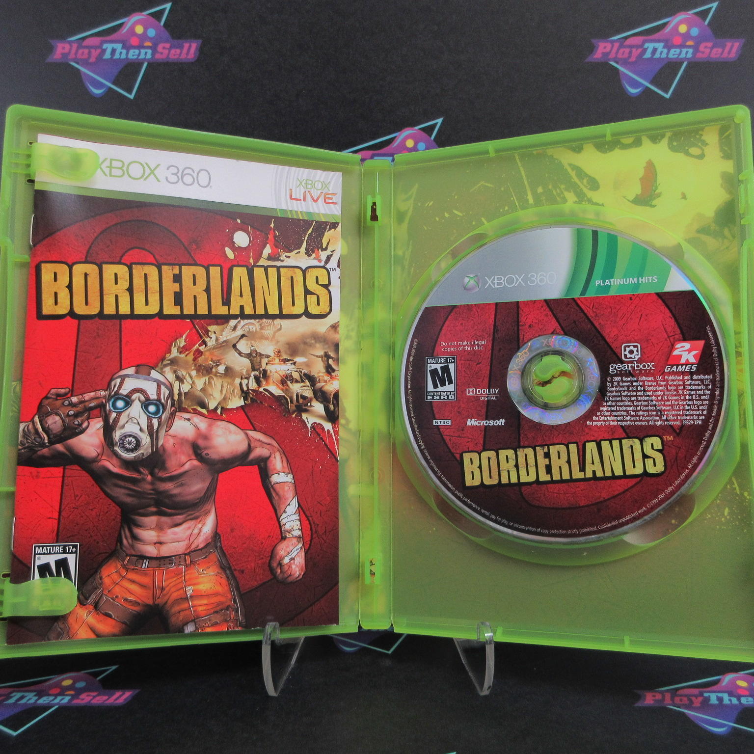 Borderlands Xbox 360 PH Complete - 1 Year Warranty EX Cond