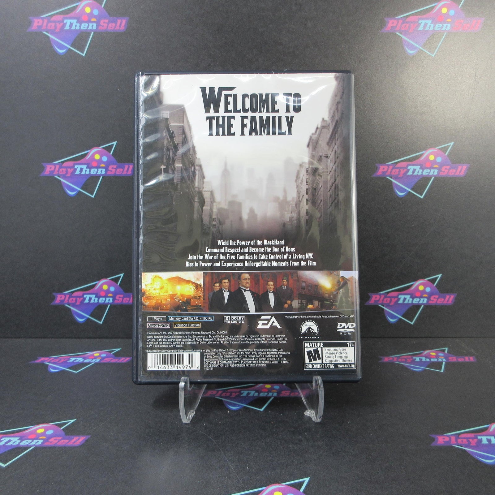 Godfather PlayStation 2 PS2 + Map Complete - 1 Year Warranty VG