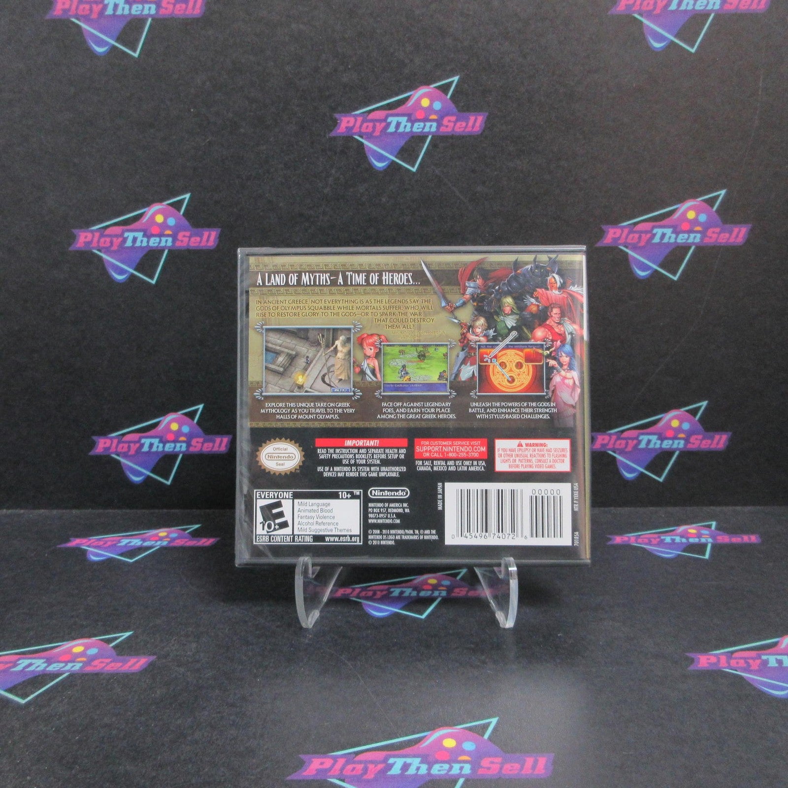 Glory of Heracles Nintendo DS Brand New - Sealed