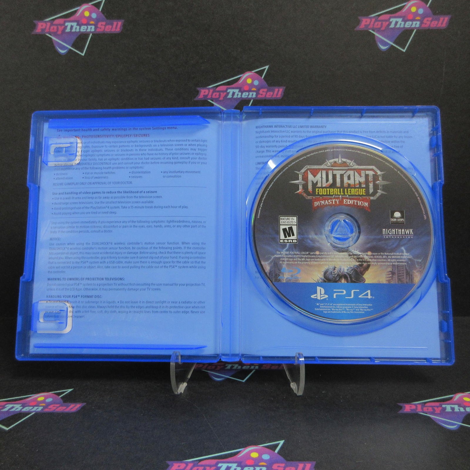 Mutant Football League Dynasty Edition PS4 PlayStation 4 Complete  - 1 Year Wa..