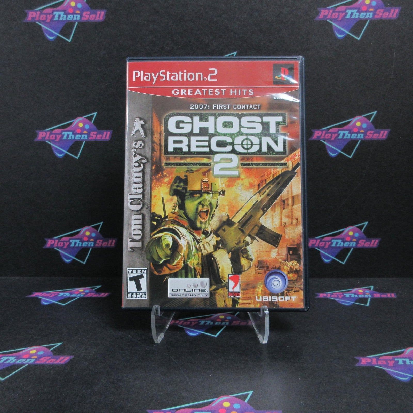 Tom Clancy's Ghost Recon 2 First Contact PS2 PlayStation 2 GH +Reg Card Comple..