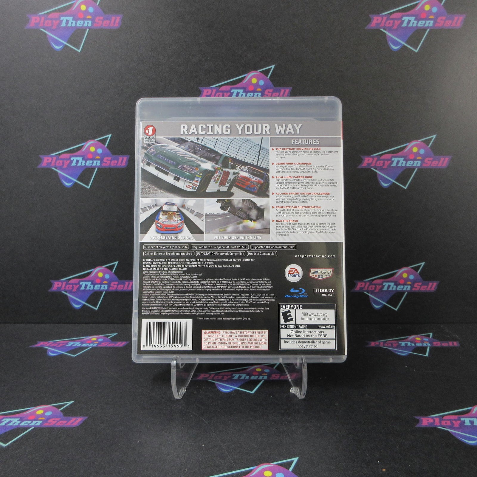 Nascar 09 PS3 PlayStation 3 Complete - 1 Year Warranty EX Cond